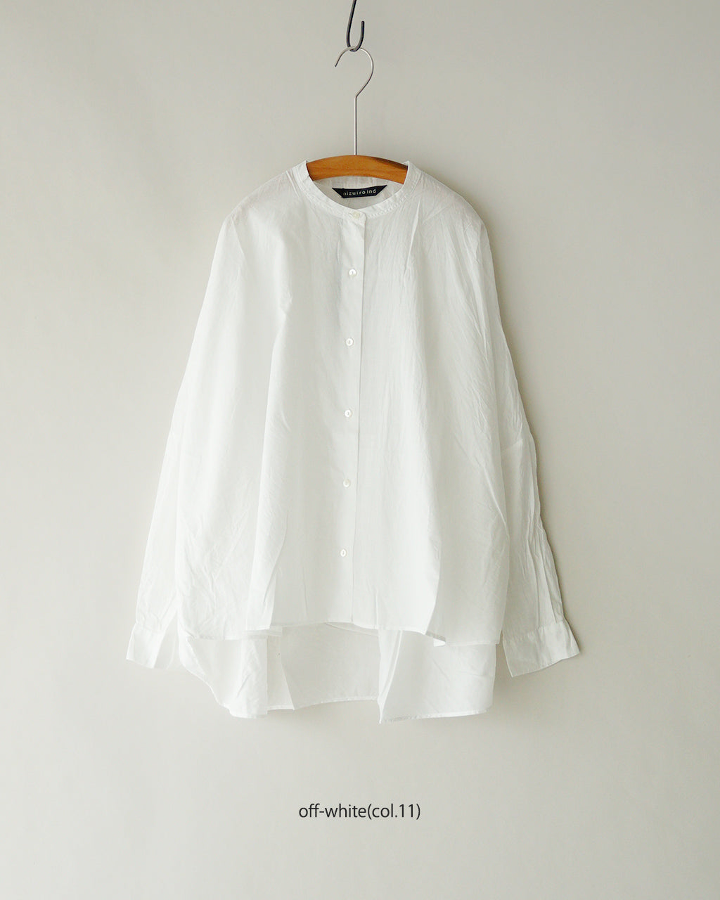 back gather wide shirt 1-238975