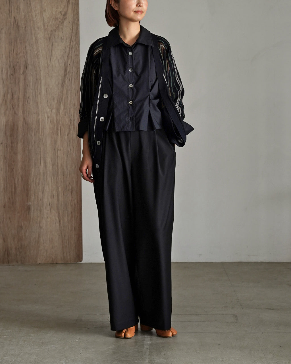 TWO TUCK SLACKS 1-260100