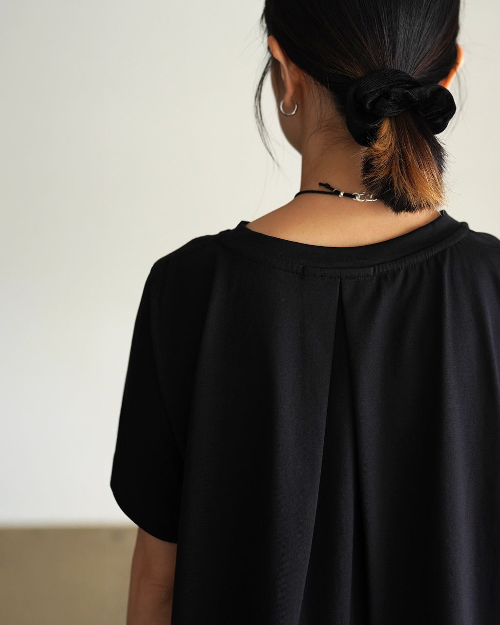 flare crew neck Tshirt 2-210148