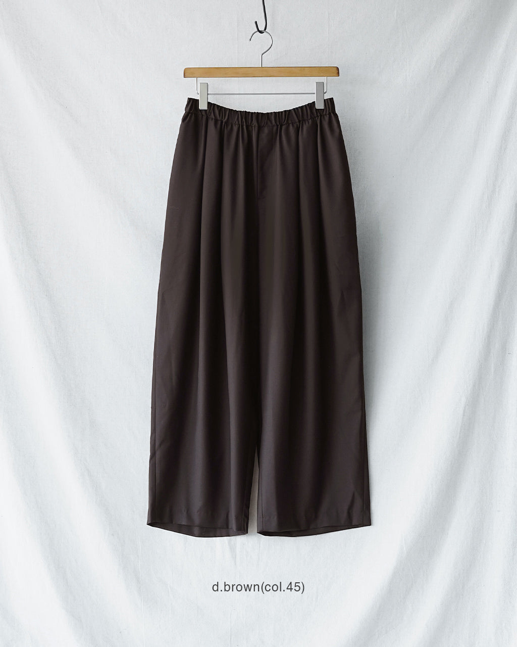 mizuiro ind ミズイロインド ワイドタックパンツ レディース WIDE TUCK