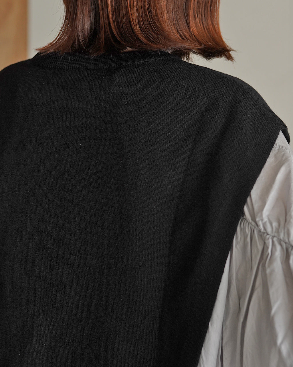 asymmetry crew neck P/O 3-220163