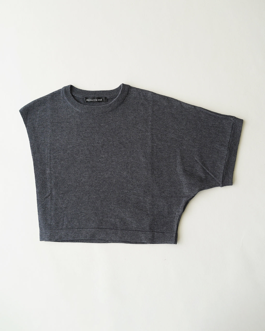asymmetry crew neck P/O 3-220163
