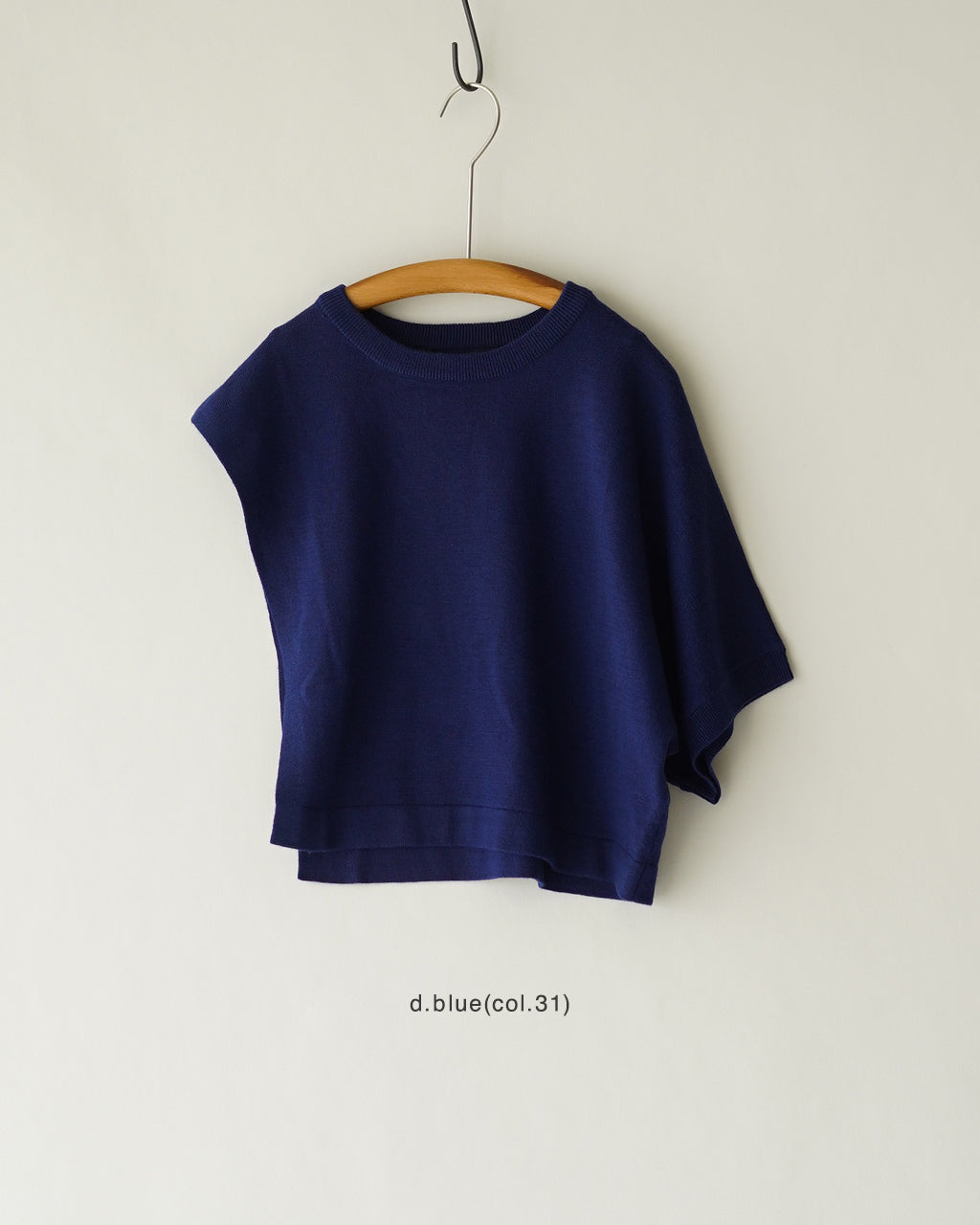 asymmetry crew neck P/O 3-220163