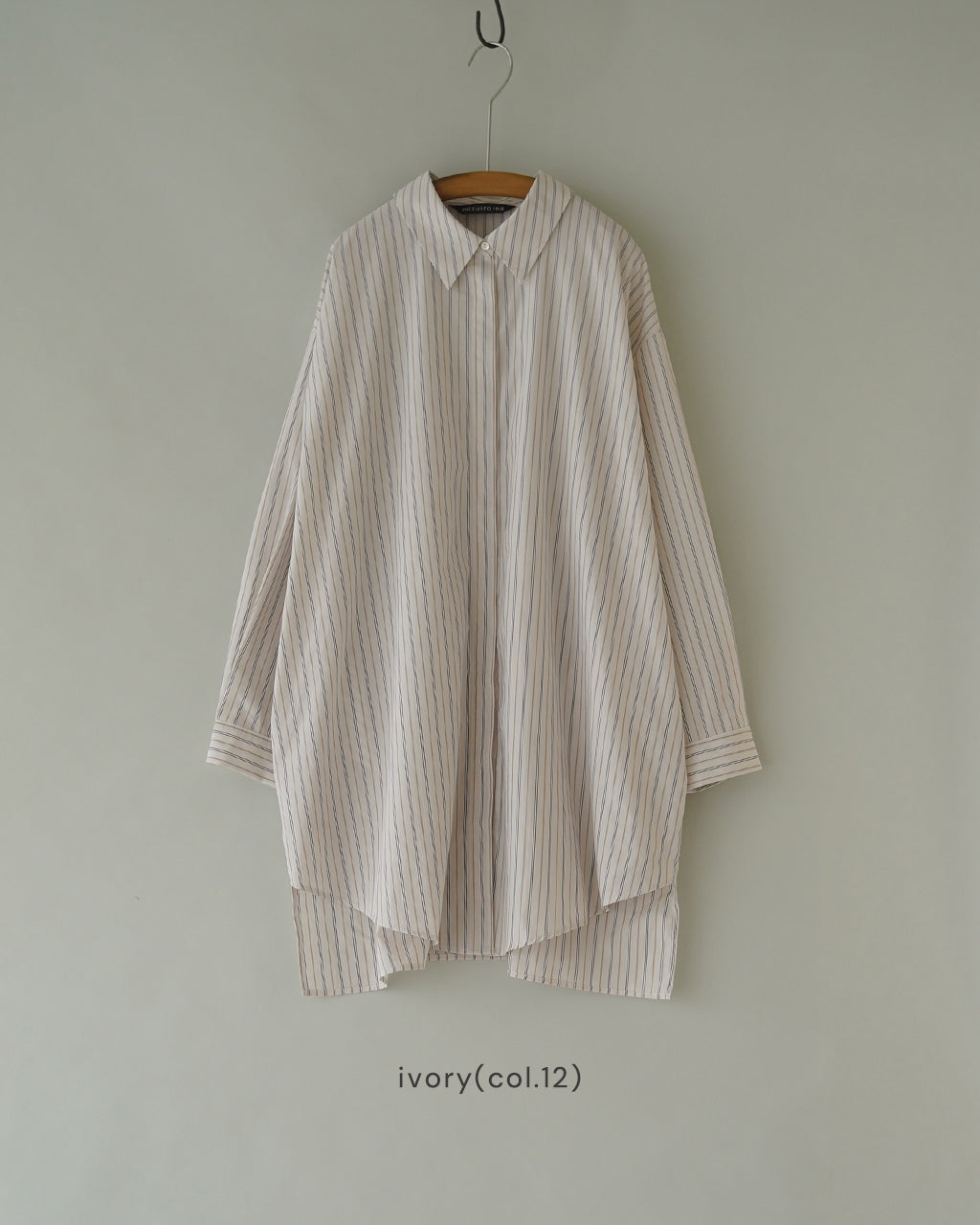 stripe box cut shirt 3-230145
