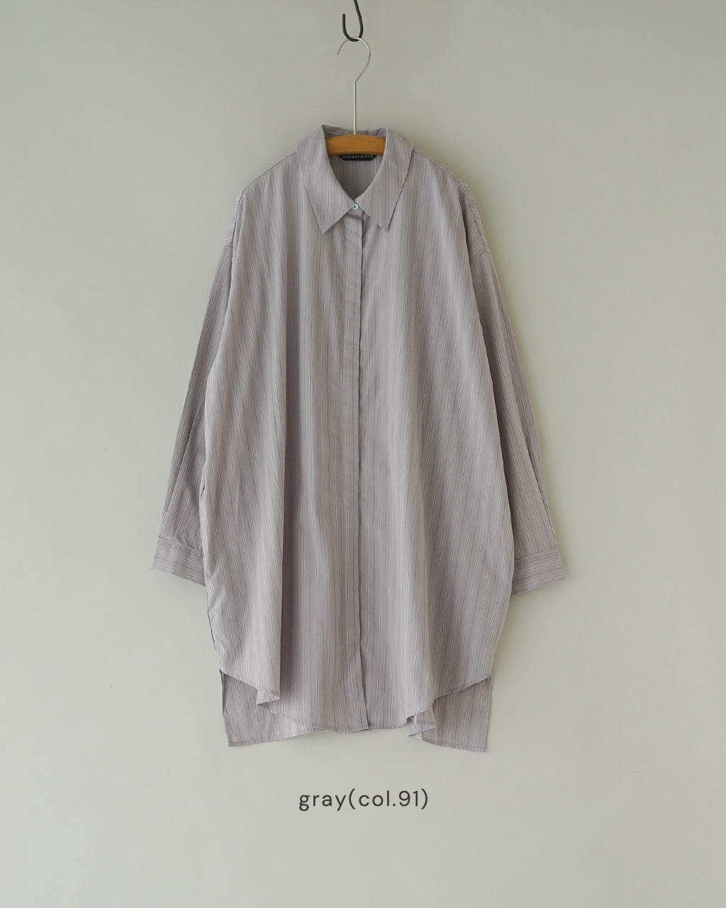 stripe box cut shirt 3-230145
