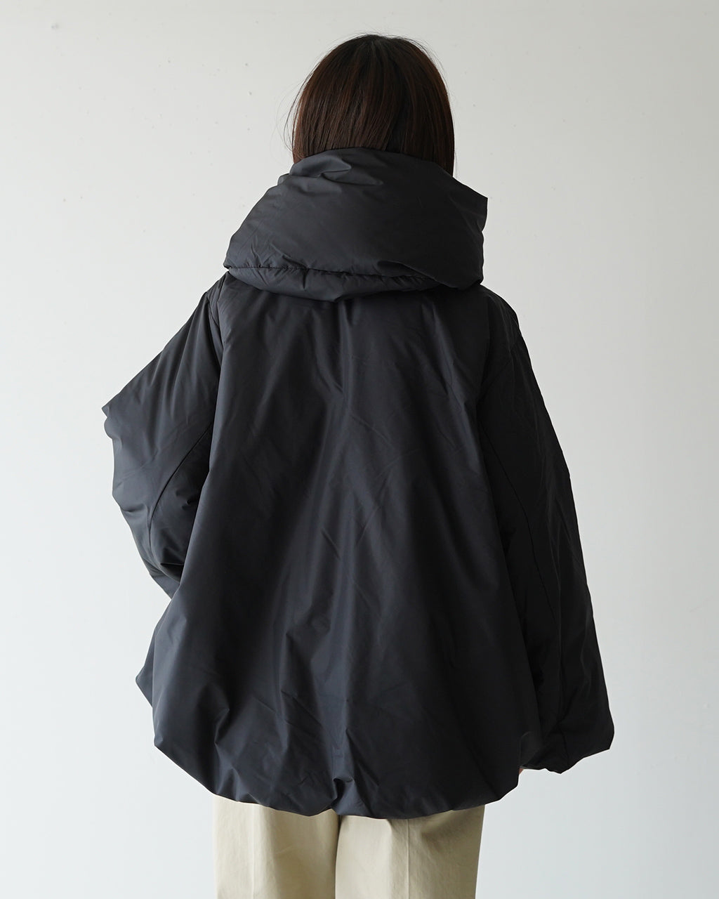 SALE！20%OFF】mizuiro ind ミズイロインド ショートダウンジャケット hooded short dawn jacket