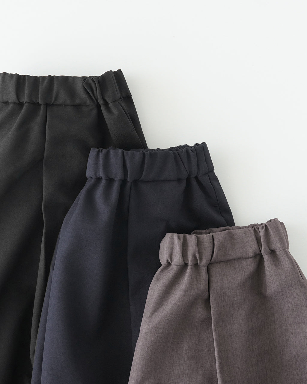 mizuiro ind ミズイロインド ハイウエスト タック パンツ high waist tuck PT イージーパンツ ワイド 3-260053【送料無料】