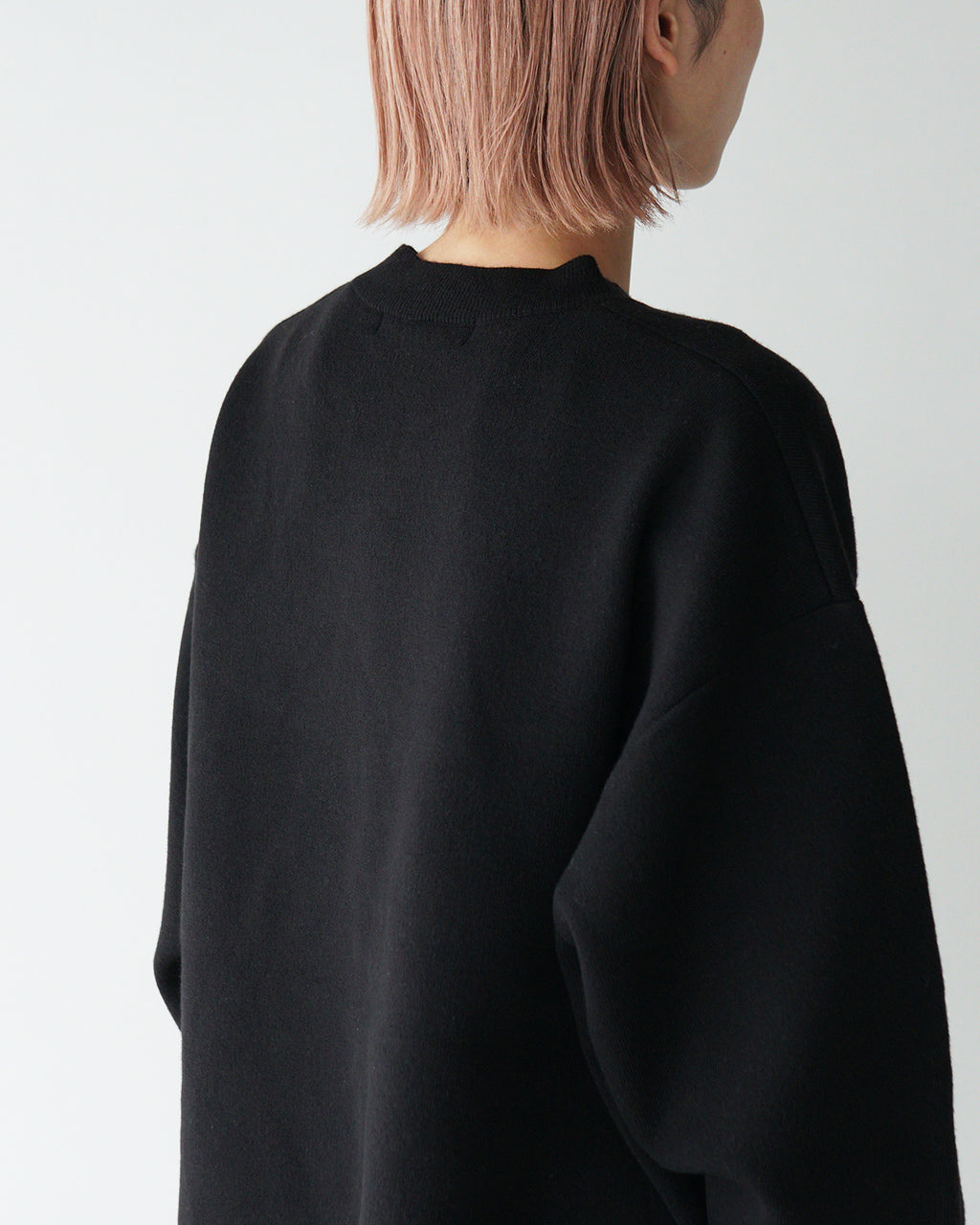 【SALE！20%OFF】mizuiro ind ミズイロインド ニット クルーネック ワイドチュニック CREW NECK WIDE TUNIC セーター 4-220066【送料無料】