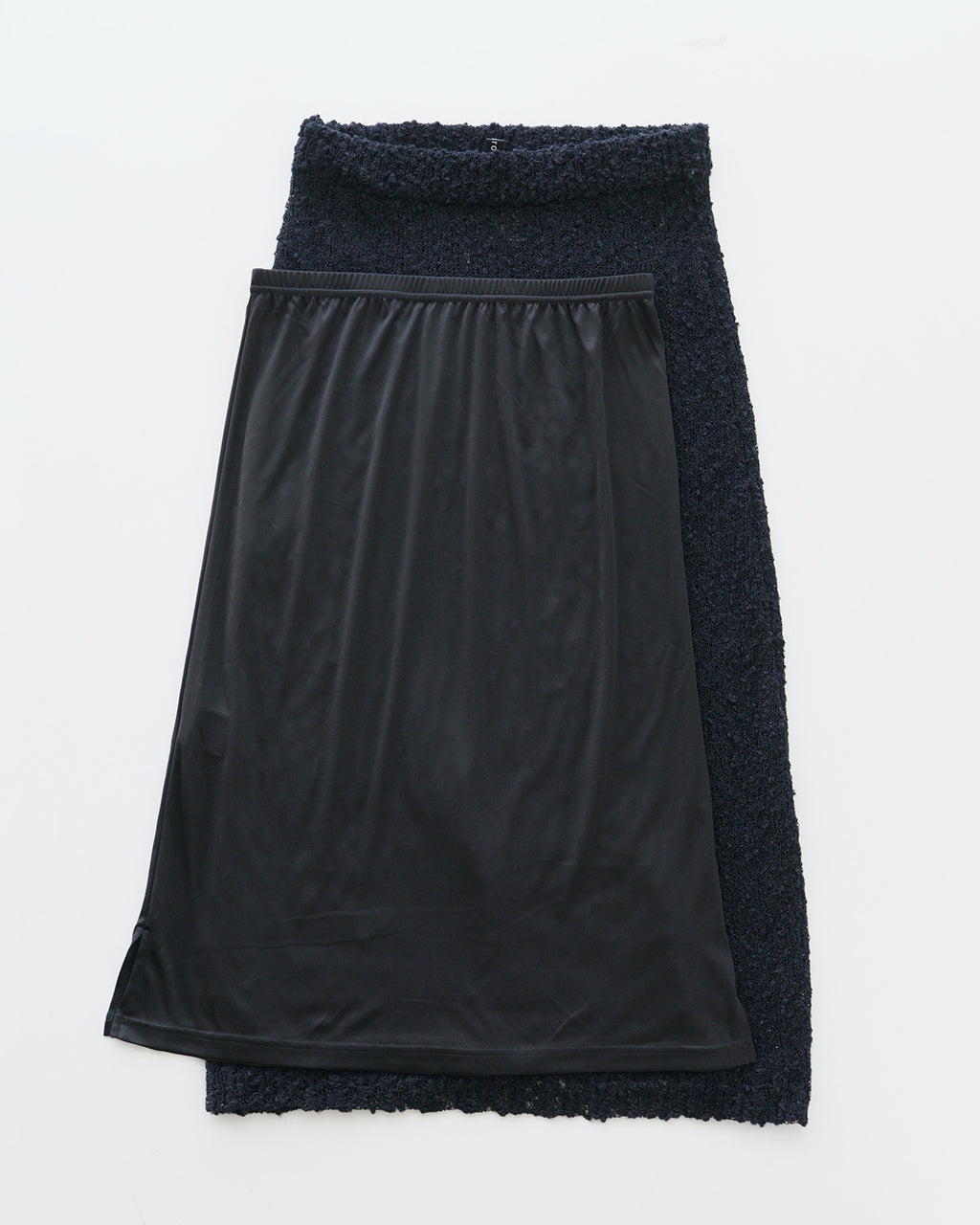 【SALE！40%OFF】mizuiro ind ミズイロインド タイトスカート スラブヤーン ロングスカート レディース SLUB YARN LONG SKIRT シアー 4-260035【送料無料】