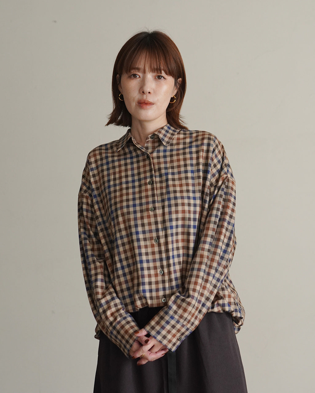 check long slv ballon shirt 3-230135