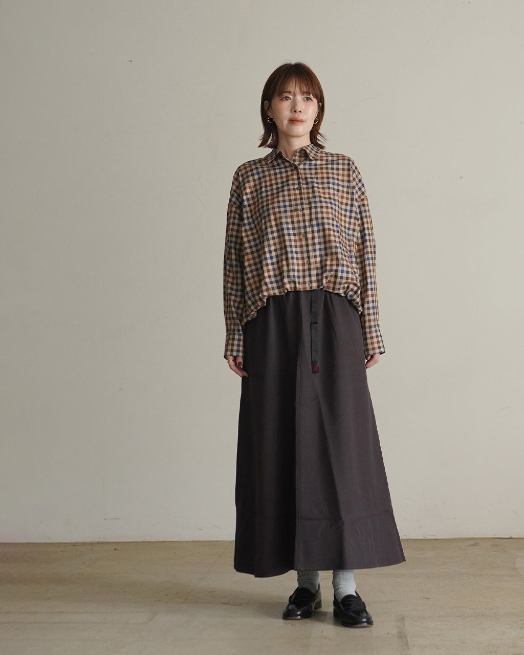 check long slv ballon shirt 3-230135