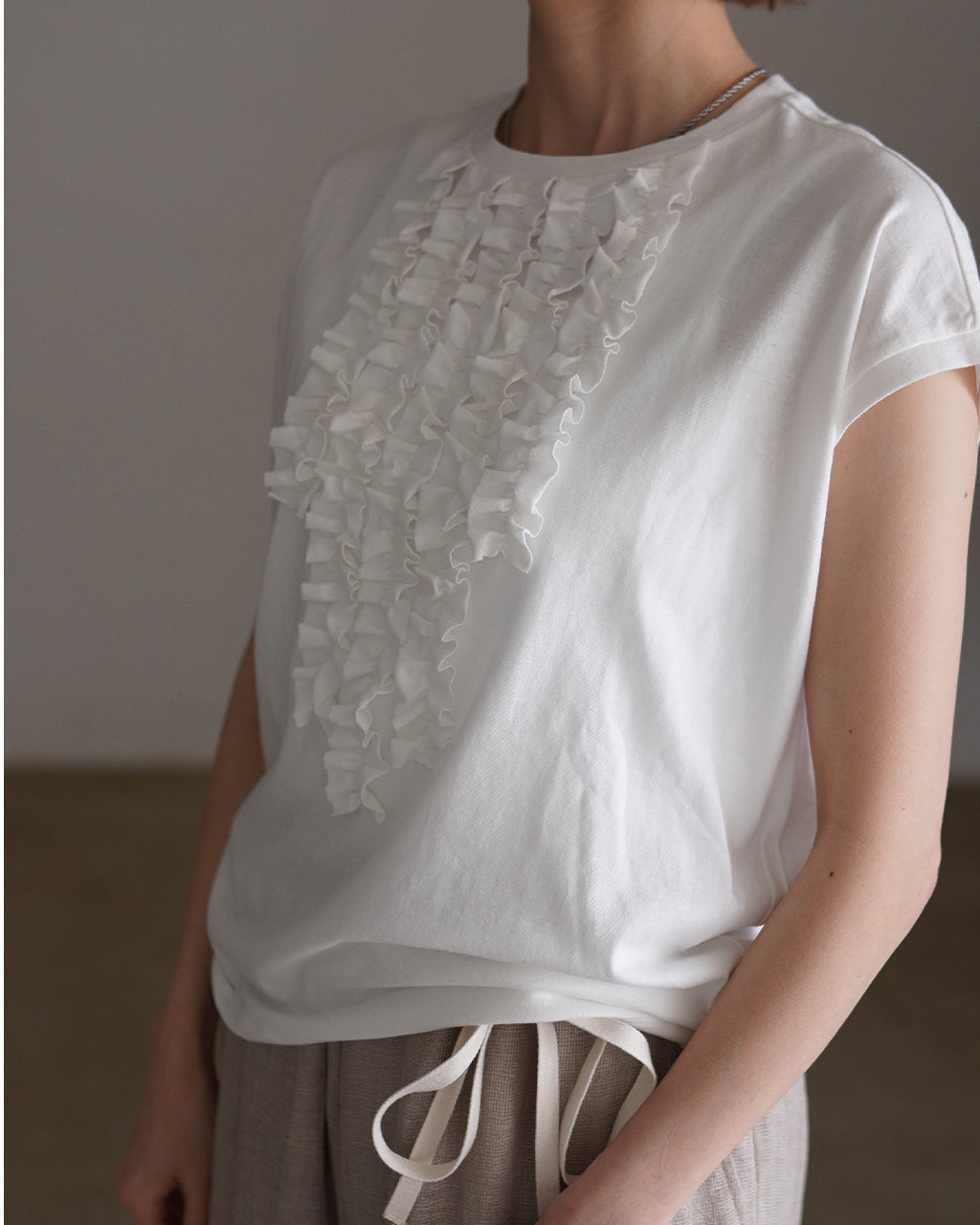 | 10%off | french slv frill P/O 1-210082