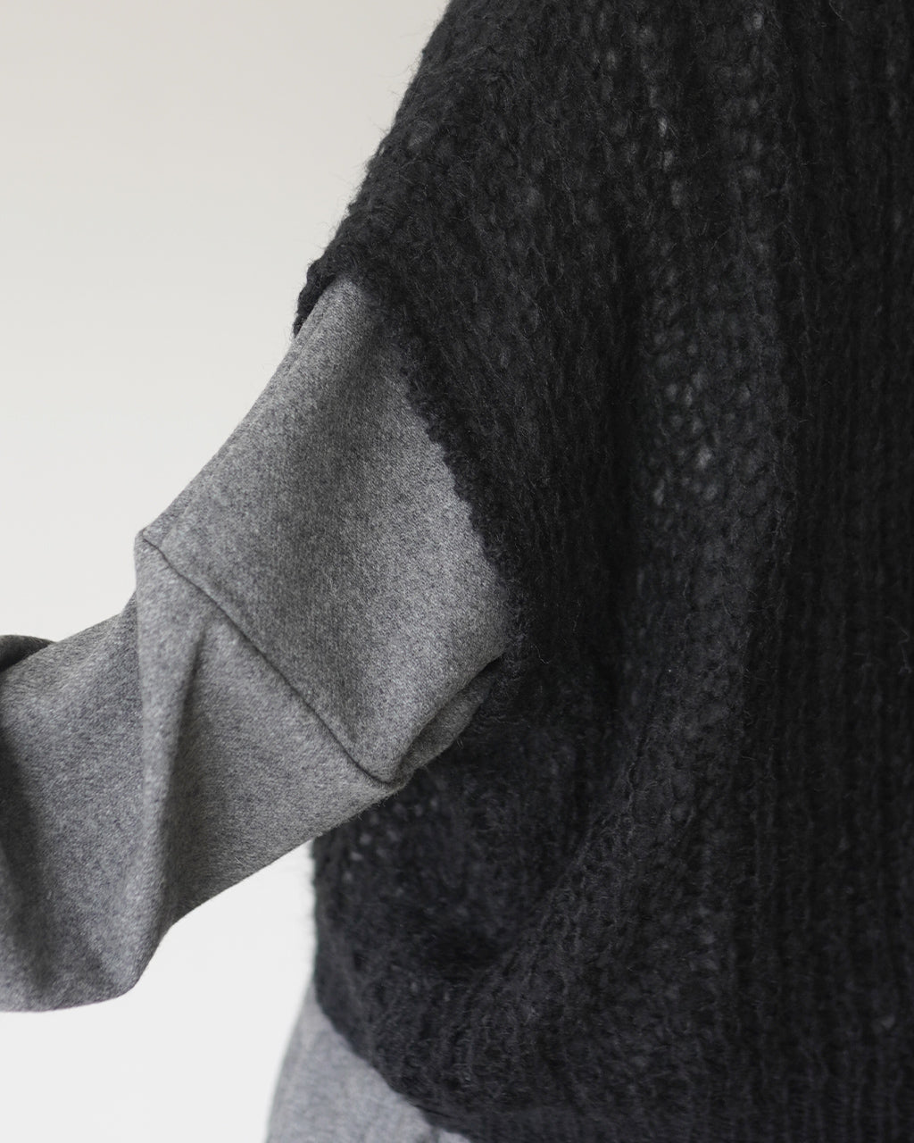 mizuiro ind ミズイロインドhairly cocoon wide vest フェアリー