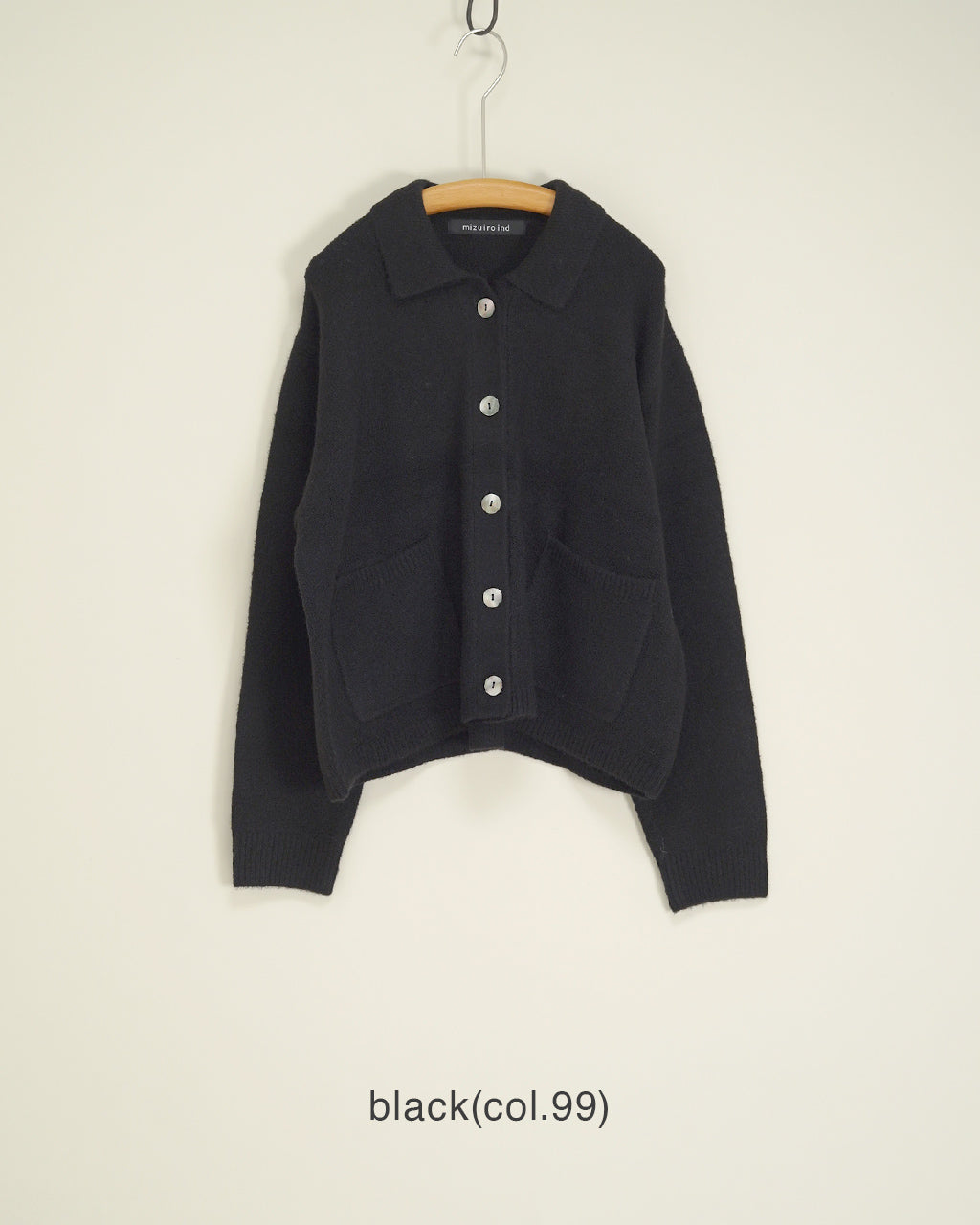 high neck shirt collar short C/D 3-220158