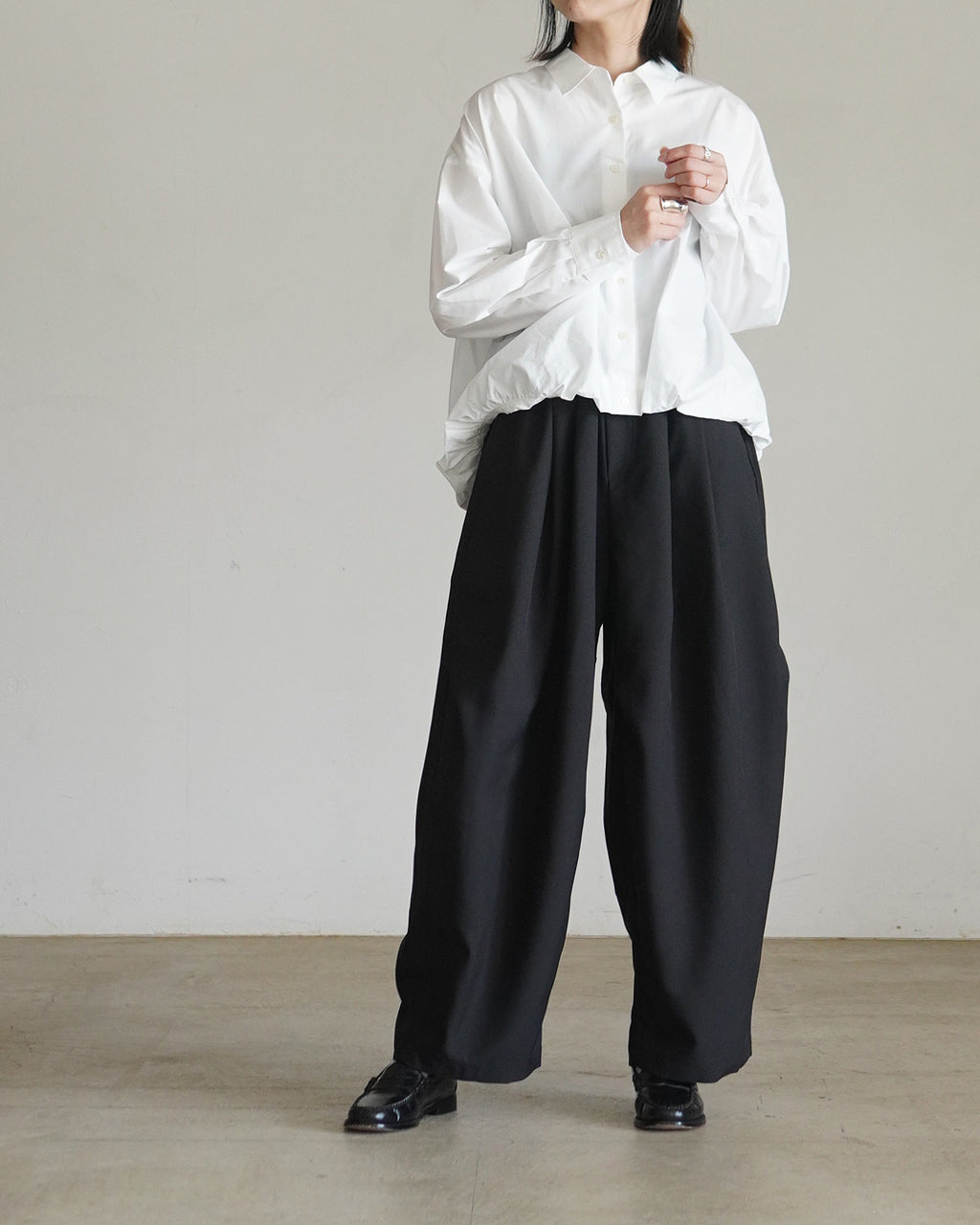 long slv ballon shirt 3-230132