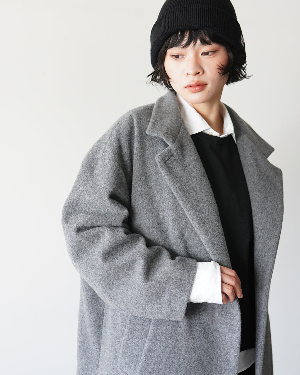 stand collar coat 3-270091