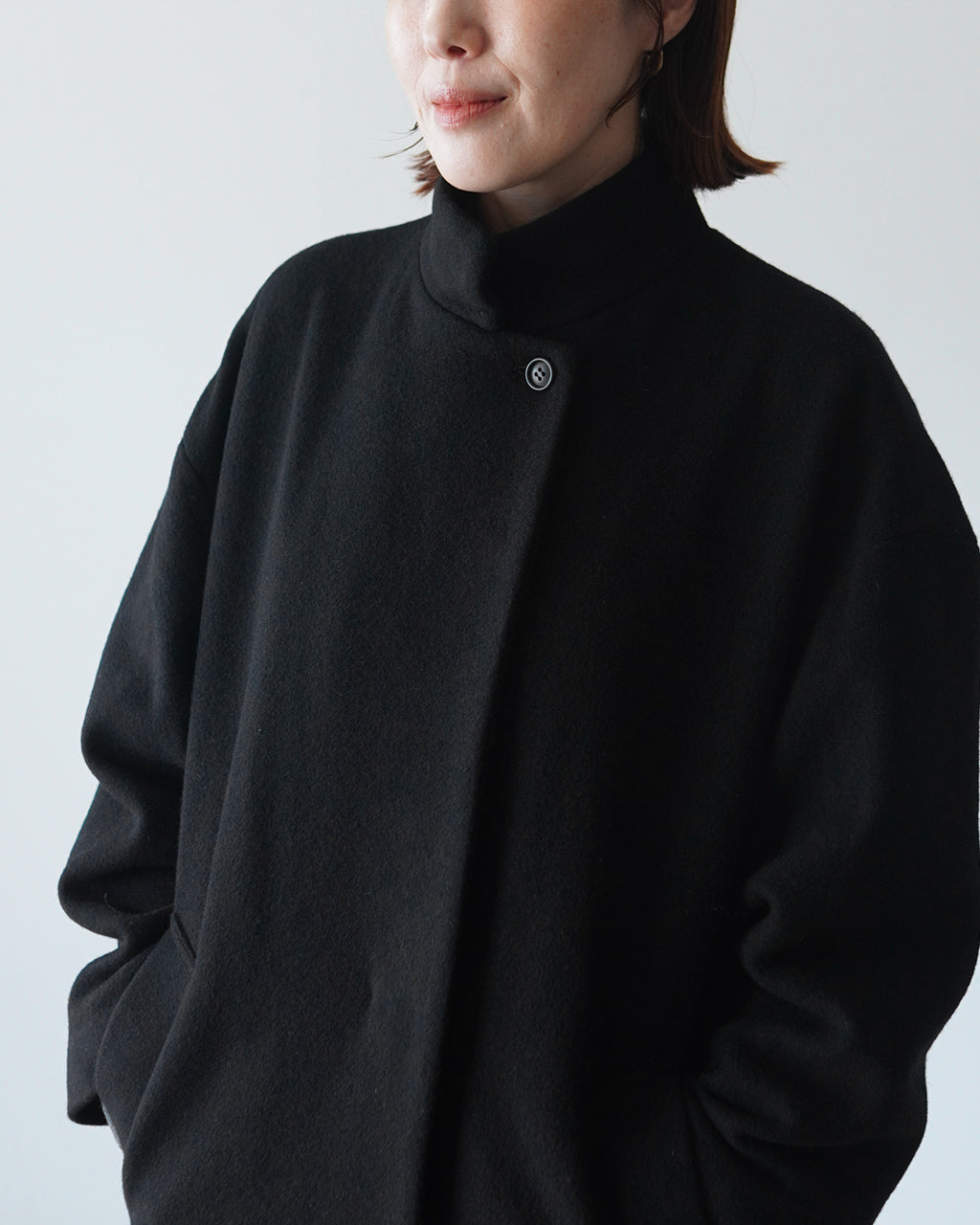 stand collar coat 3-270091