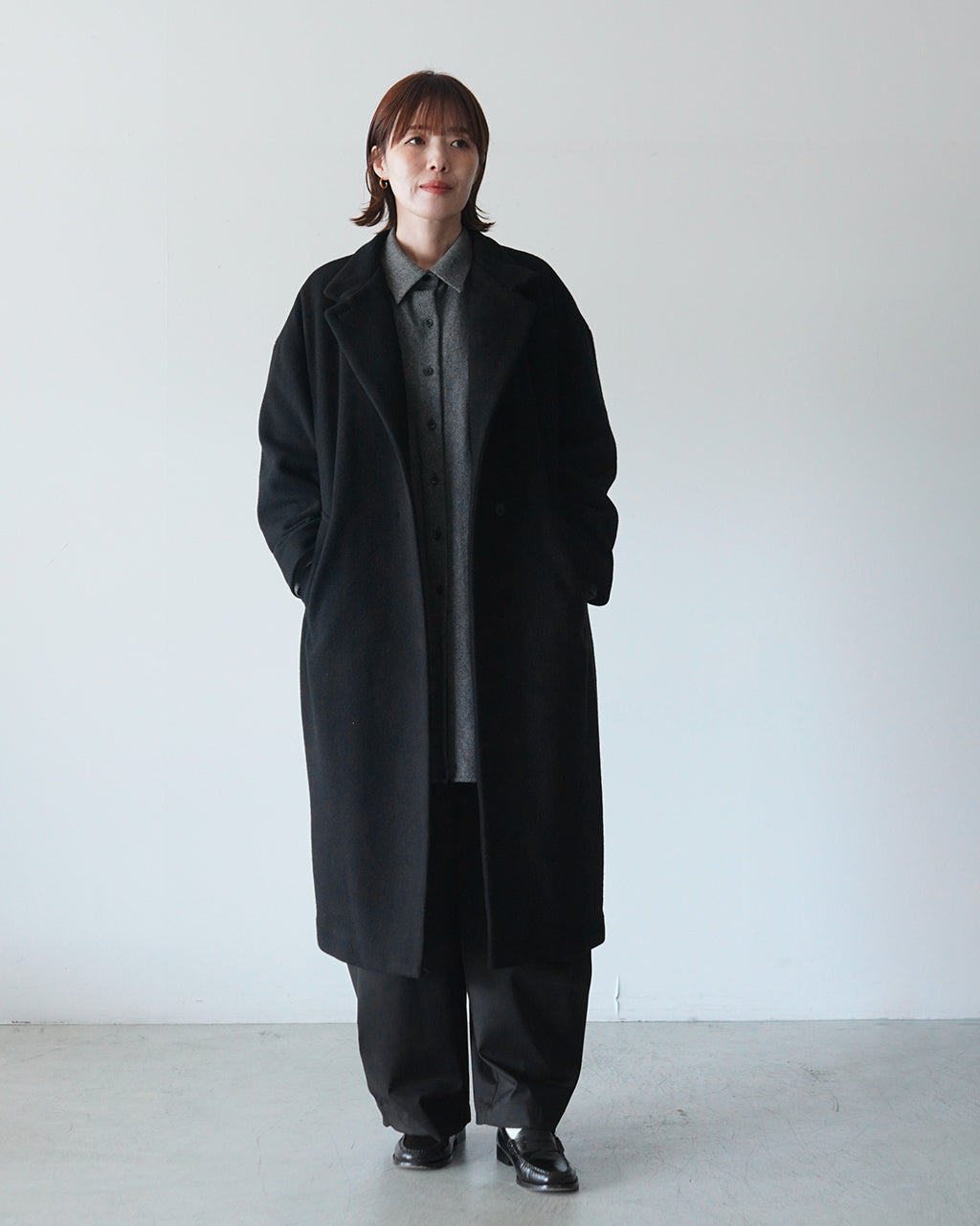 stand collar coat 3-270091