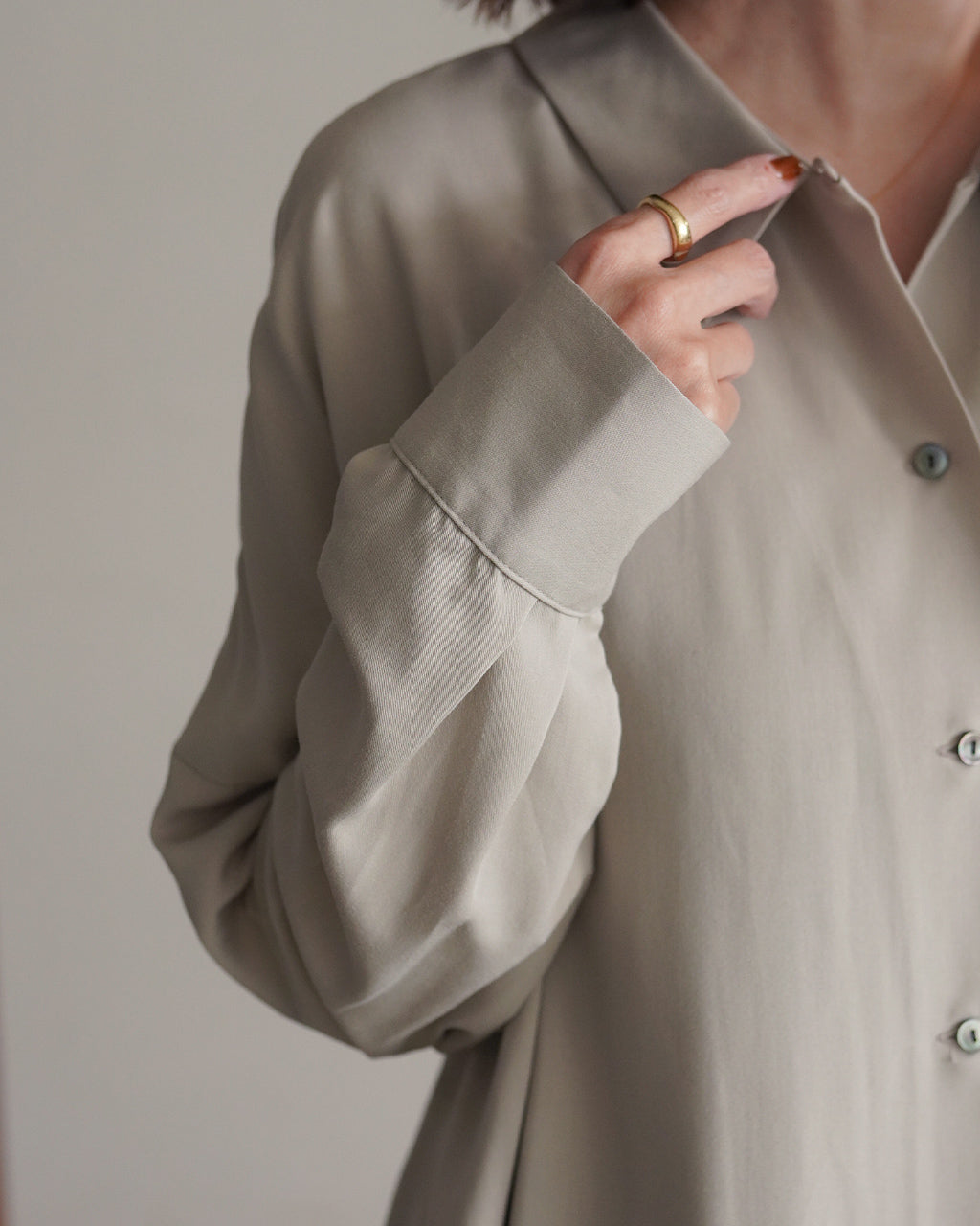 T/R wide tunic shirt shirt 3-230140