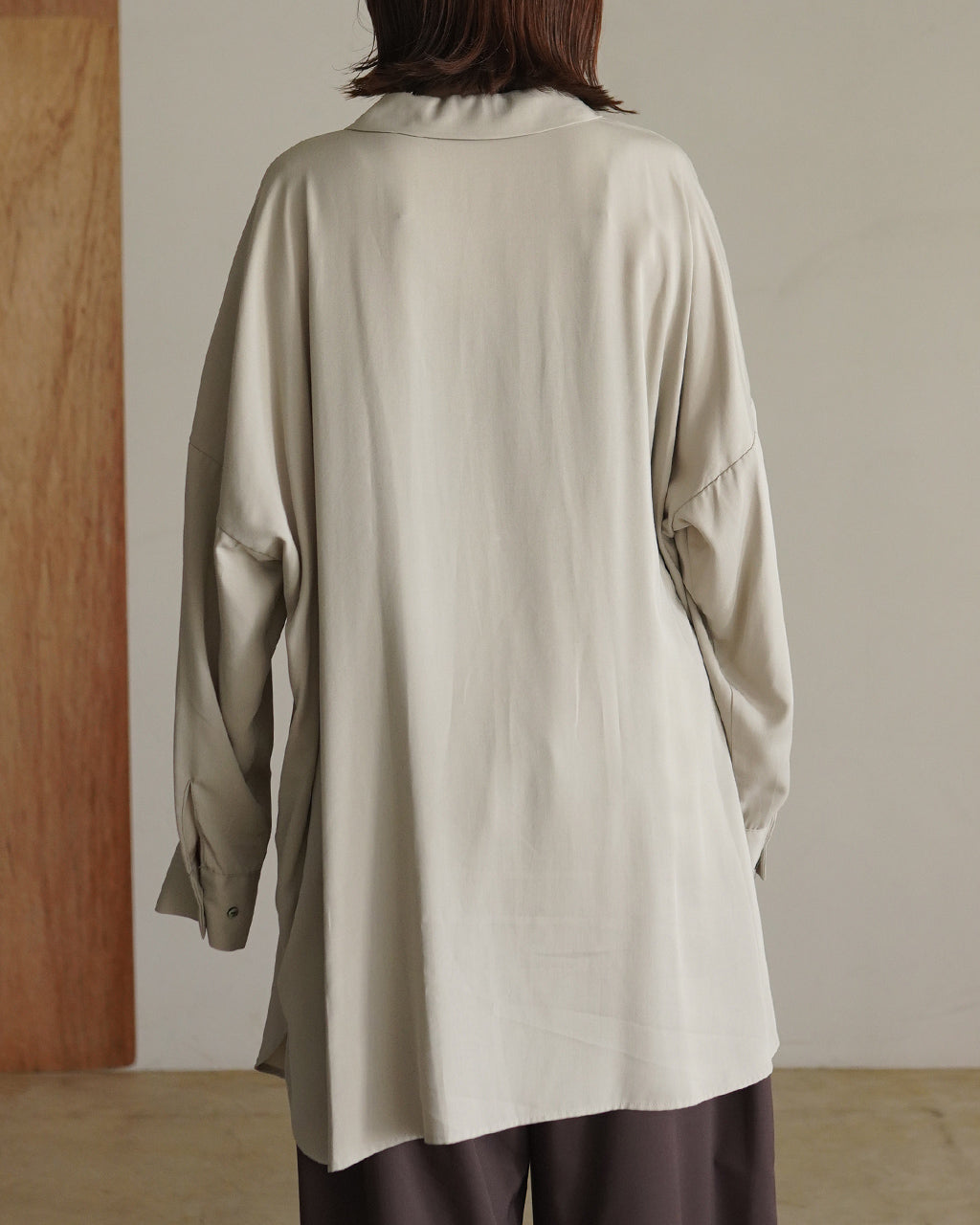 T/R wide tunic shirt shirt 3-230140