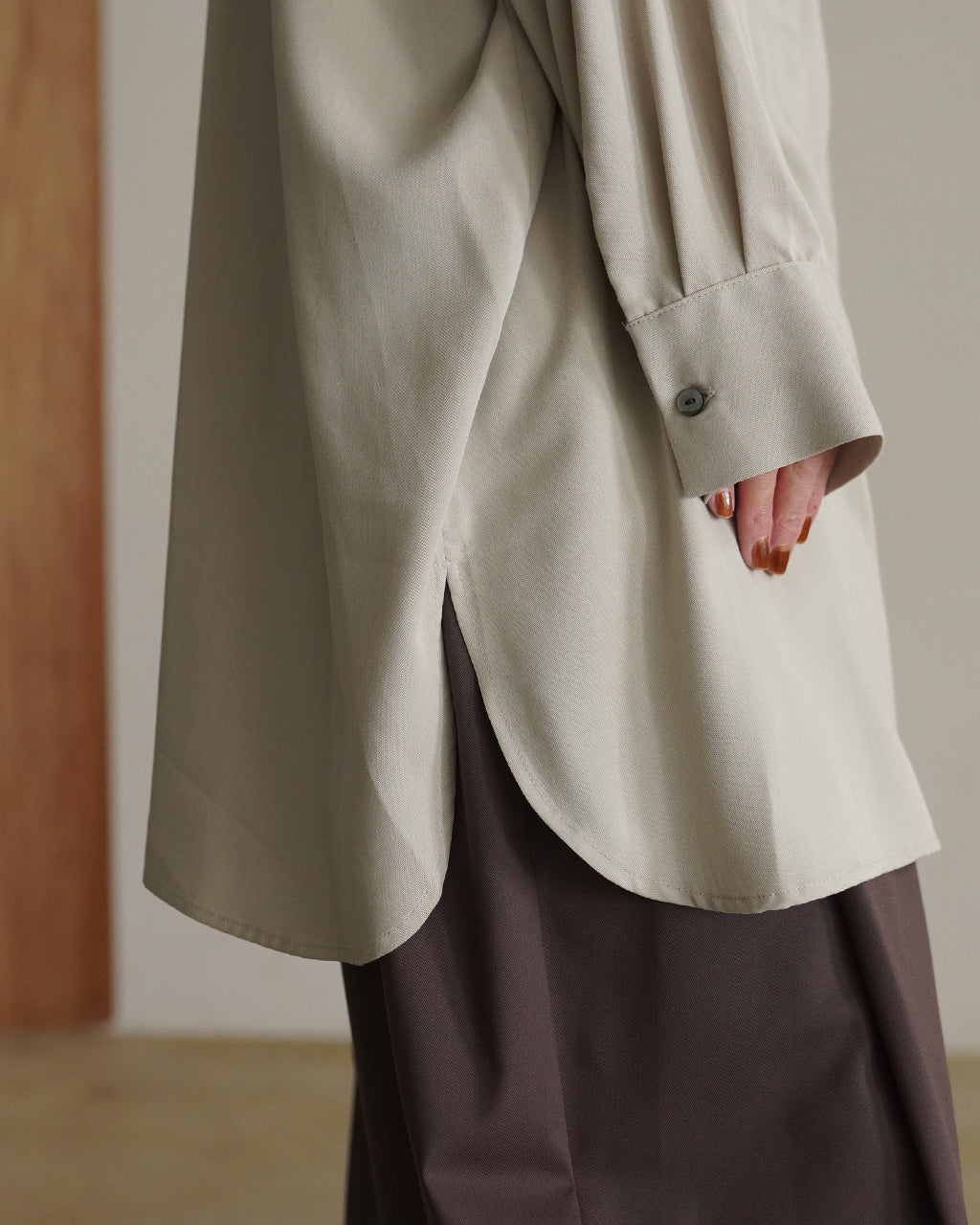 T/R wide tunic shirt shirt 3-230140