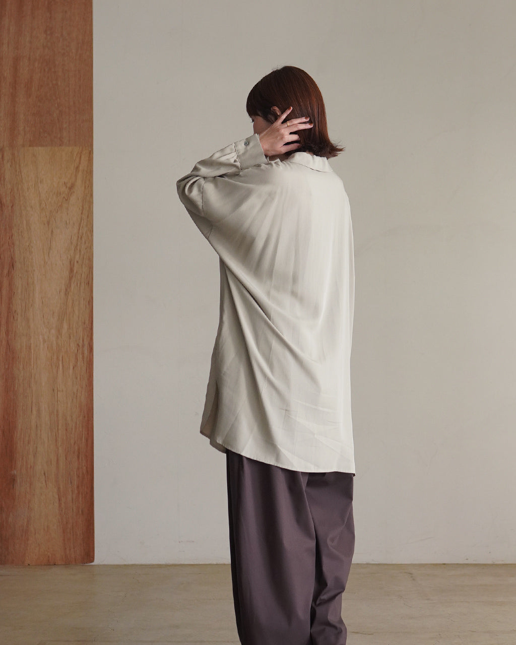 T/R wide tunic shirt shirt 3-230140