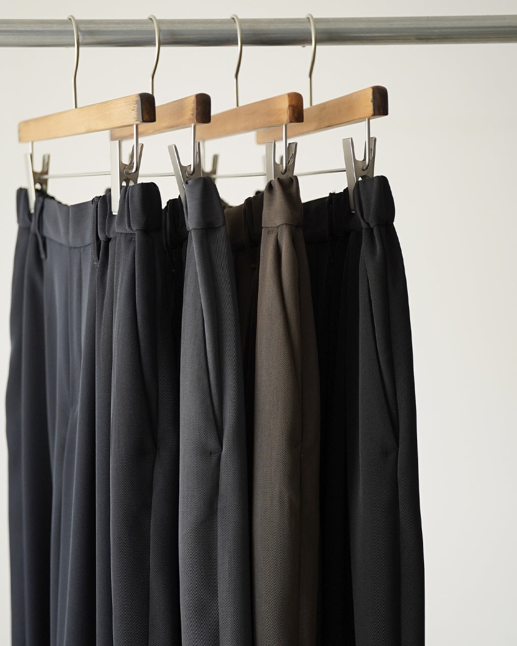 mizuiro ind ミズイロインド tuck hem cocoon PT タックヘムコクーンパンツ | Crouka(クローカ)