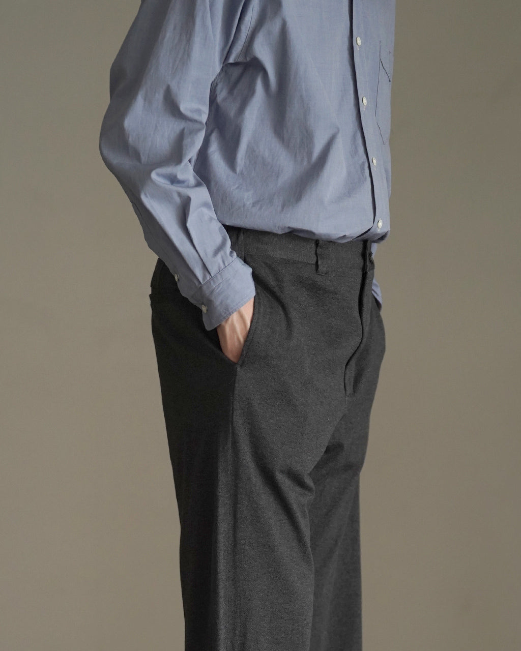 CREPE COTTON JERSEY EASY SLACKS M82-651NE