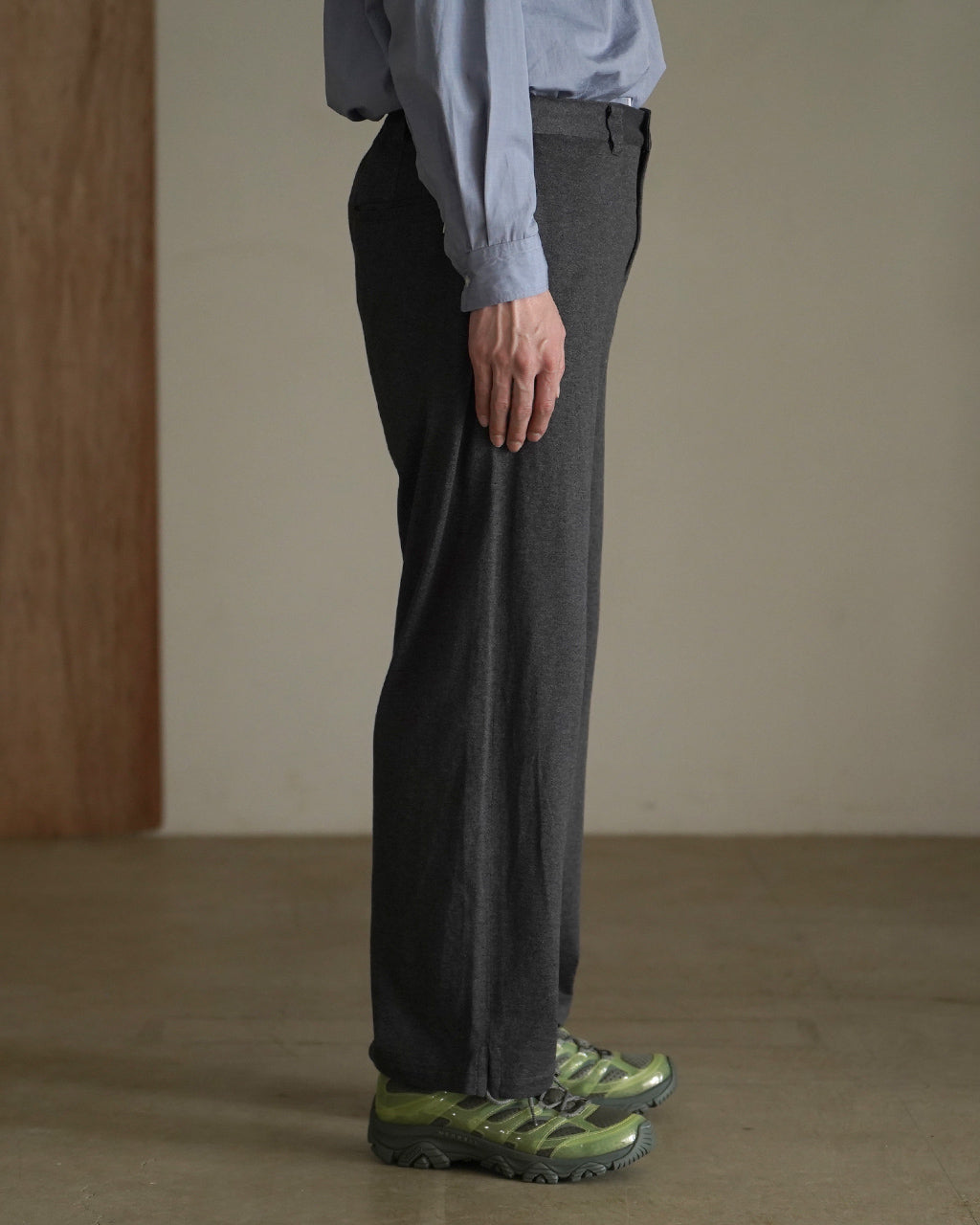CREPE COTTON JERSEY EASY SLACKS M82-651NE