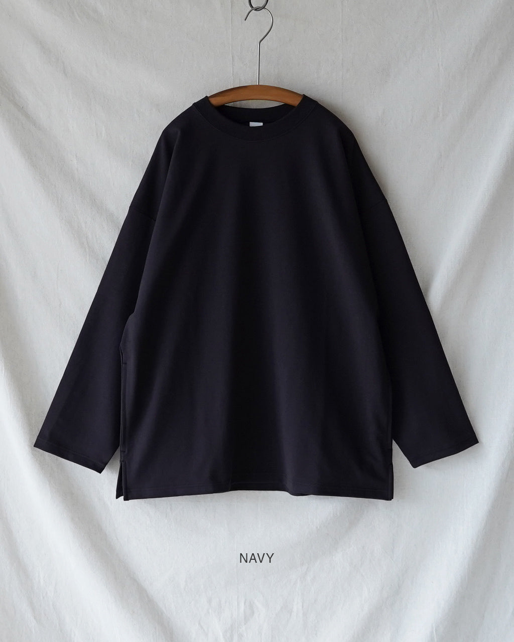 mocT モクティ オーガニック モックロディ クルーネック 長袖Tシャツ