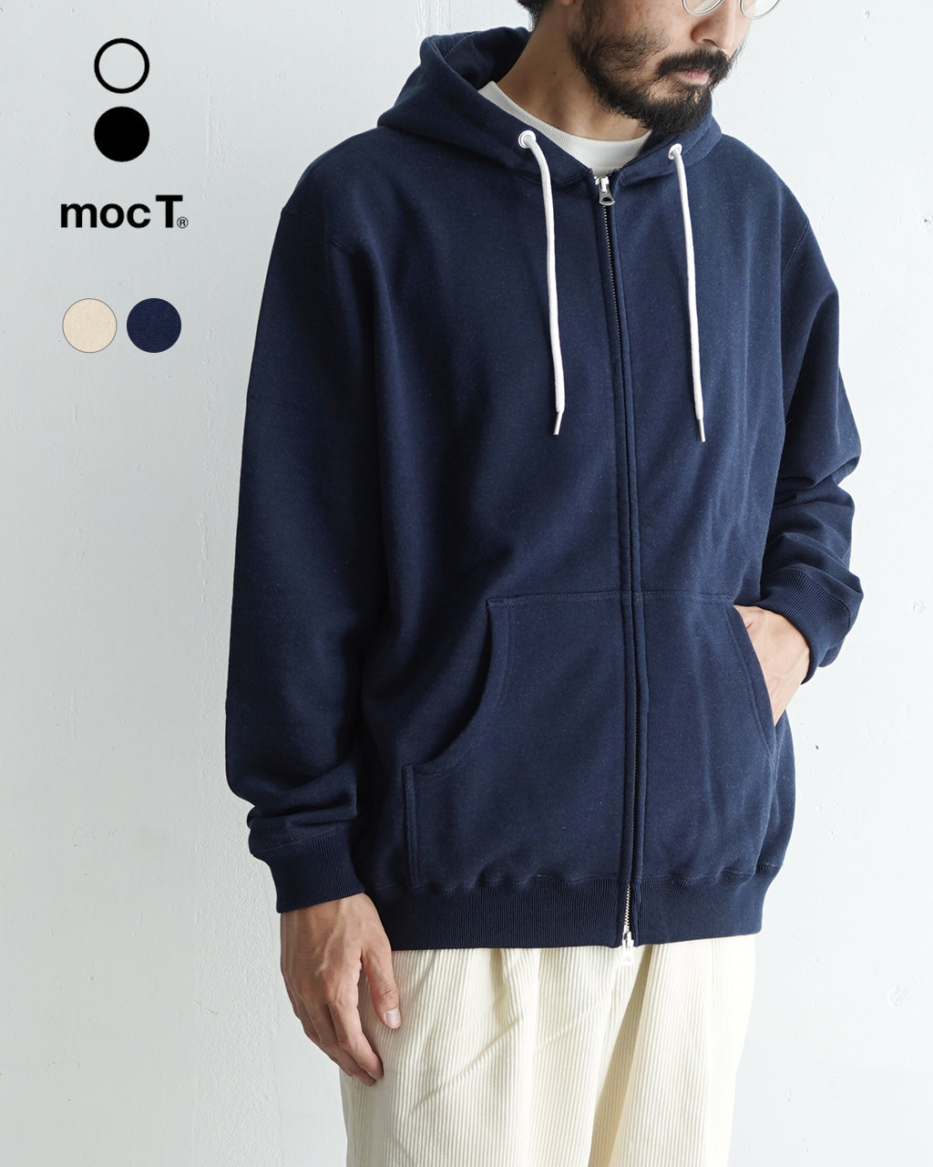 【アウトレット！30%OFF】mocT モクティ ジップアップパーカー BD FLEECE ZIP UP PARKA フリース M35-500【送料無料】