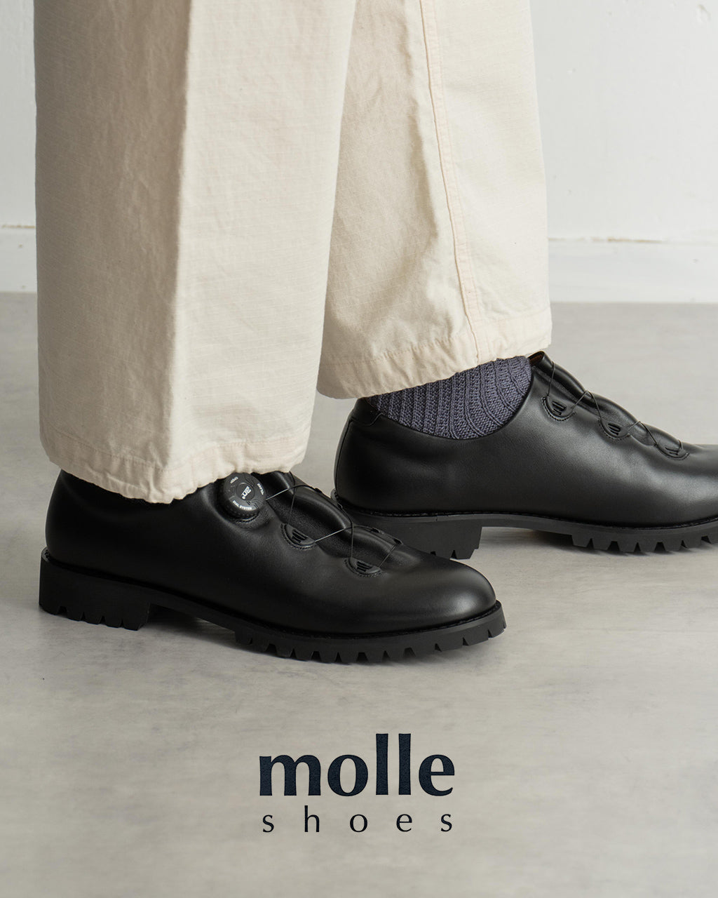 molle shoes モールシューズ フリーロック マウンテン F/L MOUNTAIN ダイヤル レザーシューズ MLS210301-20 【クーポン対象外】【送料無料】