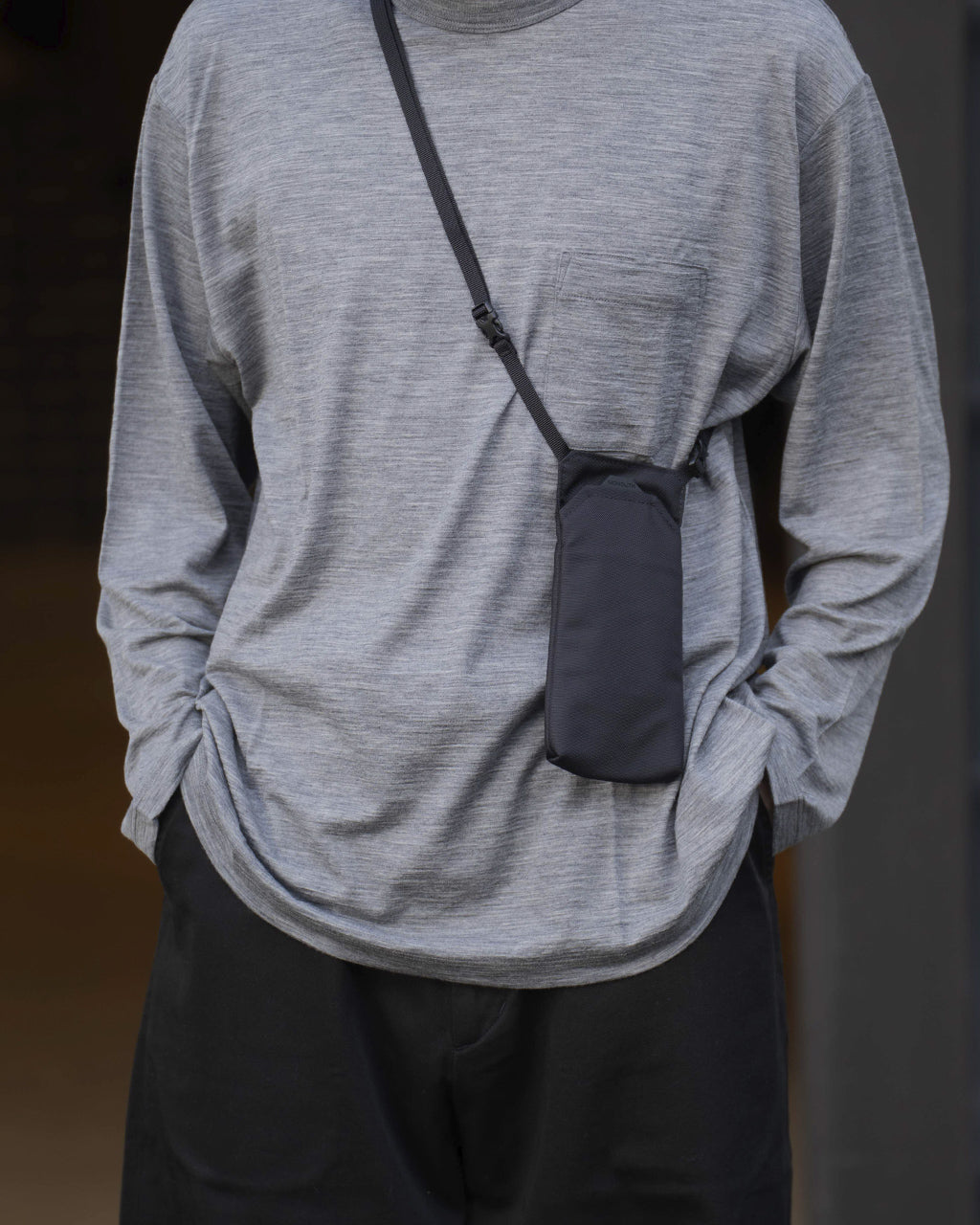 MONOLITH モノリス GLASSES POCKET STANDARD BLACK グラスポケット