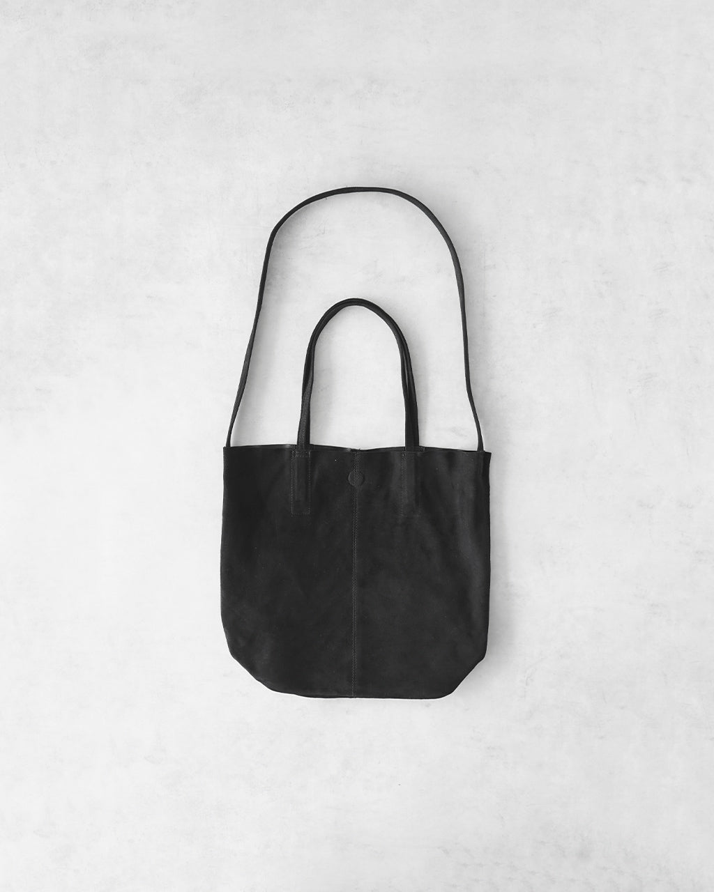 3WAY MIDIUM TOTE（M size）OIL SUEDE BLACK MS-OBLK-1 ML-OBLK-1