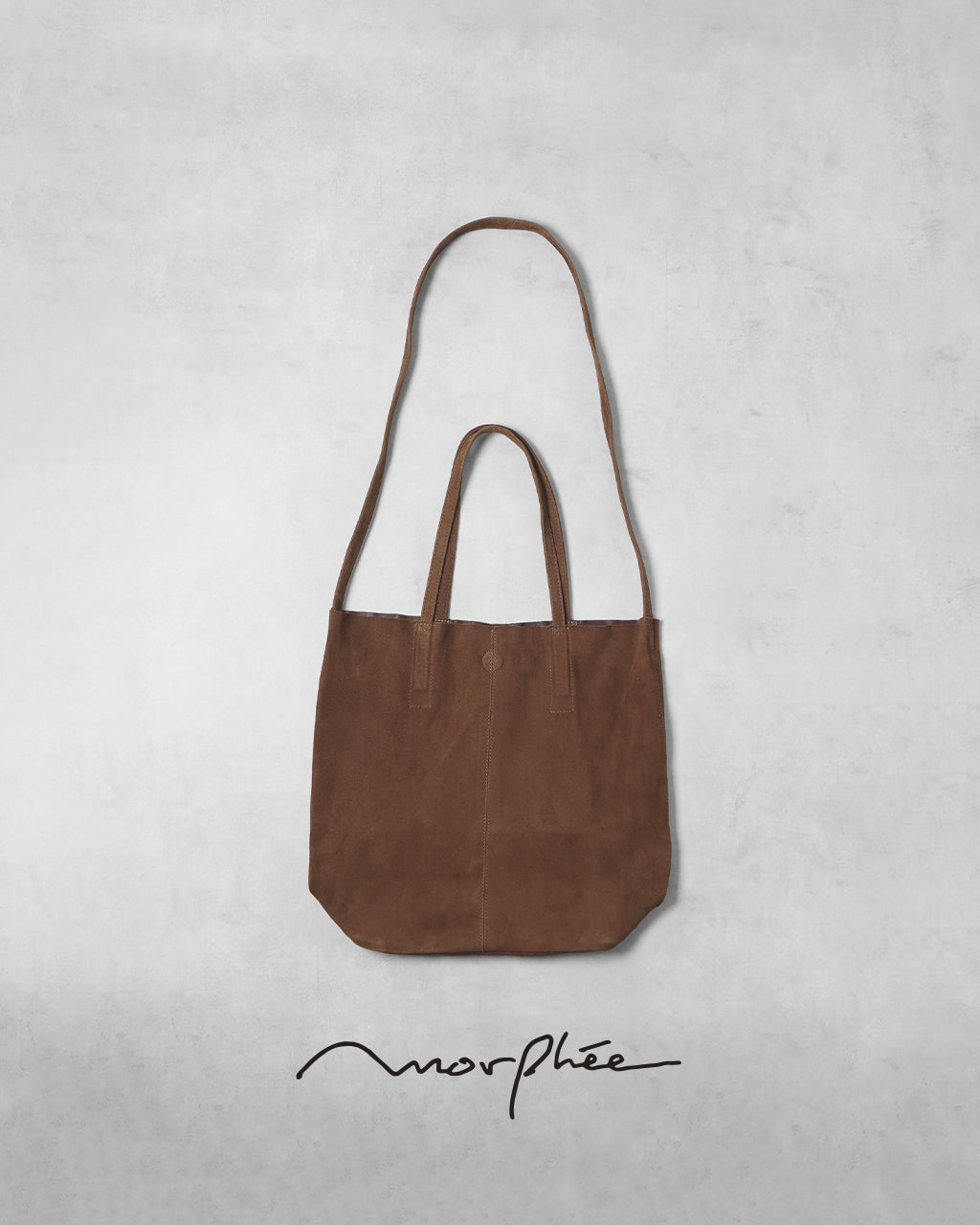 Morphee モルフェ 3WAY ミディアム トートバッグ ショルダーバッグ オイルスエードブラウン 3WAY MEDIUM TOTE（M size）OIL SUEDE BROWN MS-OBR-1 ML-OBR-1 【クーポン対象外】【送料無料】正規取扱店