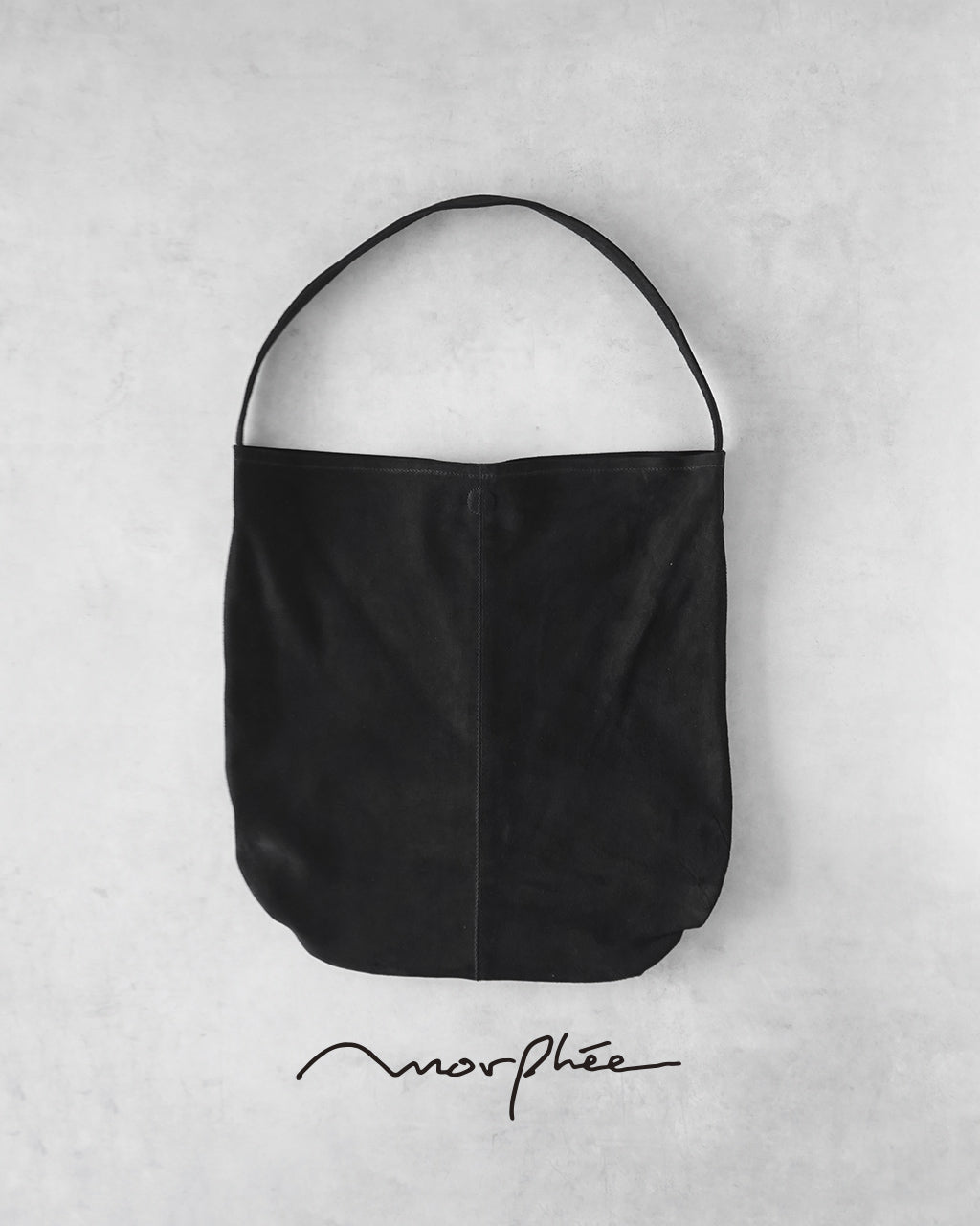 Morphee モルフェ CYLINDER シリンダー ラージ トートバッグ ショルダーバッグ オイルスエードブラック（L size）OIL SUEDE BLACK CYL-OBLK-1 【クーポン対象外】【送料無料】正規取扱店