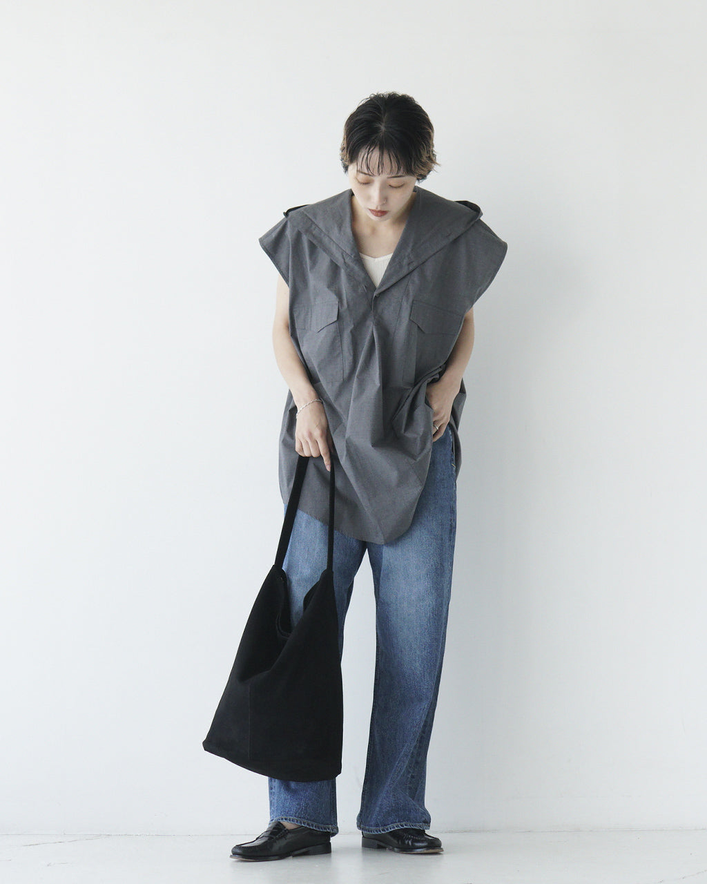 Morphee モルフェ CYLINDER シリンダー ラージ トートバッグ ショルダーバッグ オイルスエードブラック（L size）OIL SUEDE BLACK CYL-OBLK-1 【クーポン対象外】【送料無料】正規取扱店