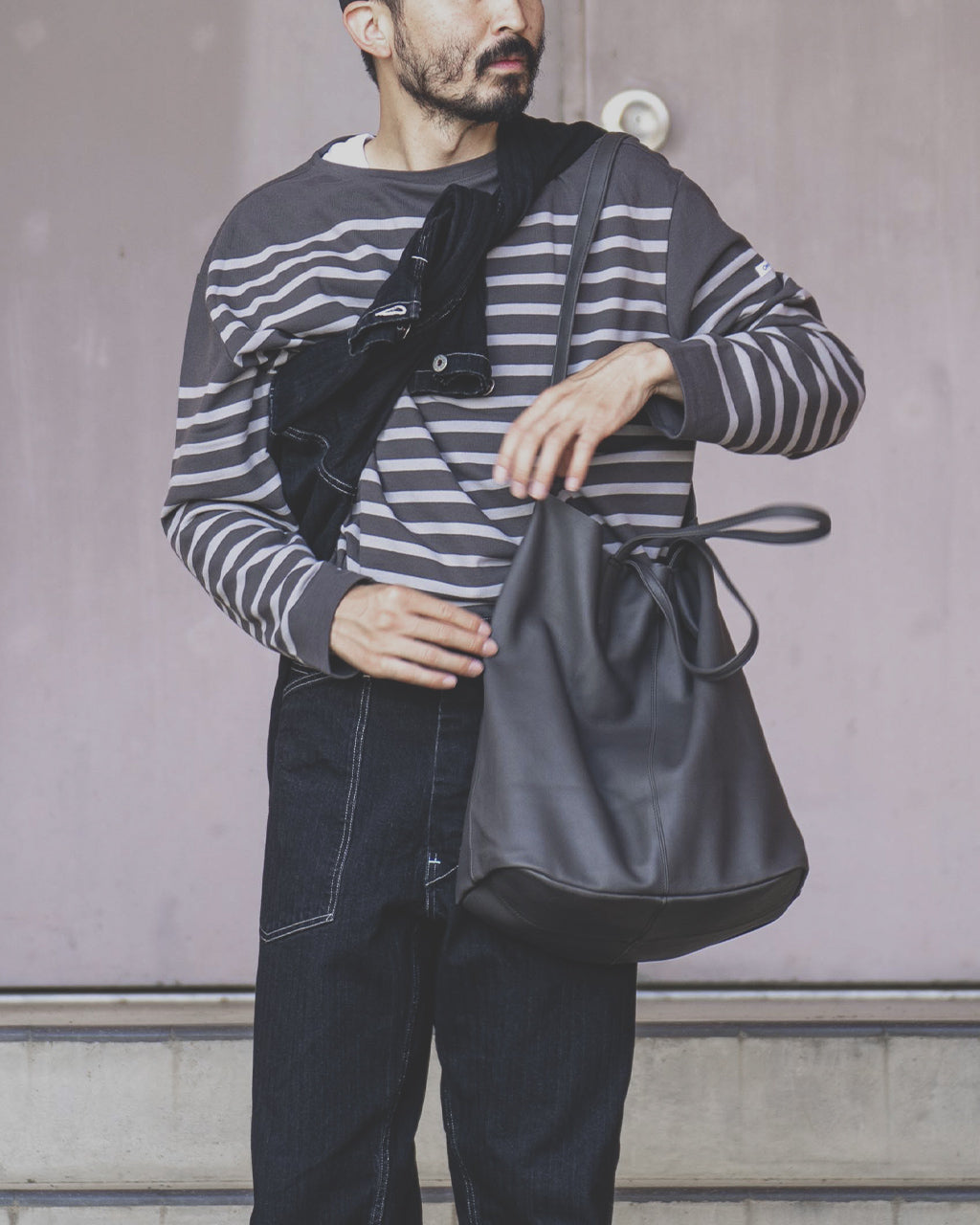 Morphee モルフェ 3WAY ラージ トート バッグ チャコール 3WAY LARGE TOTE L-CHA-103 【送料無料】【クーポン対象外】正規取扱店 [★]