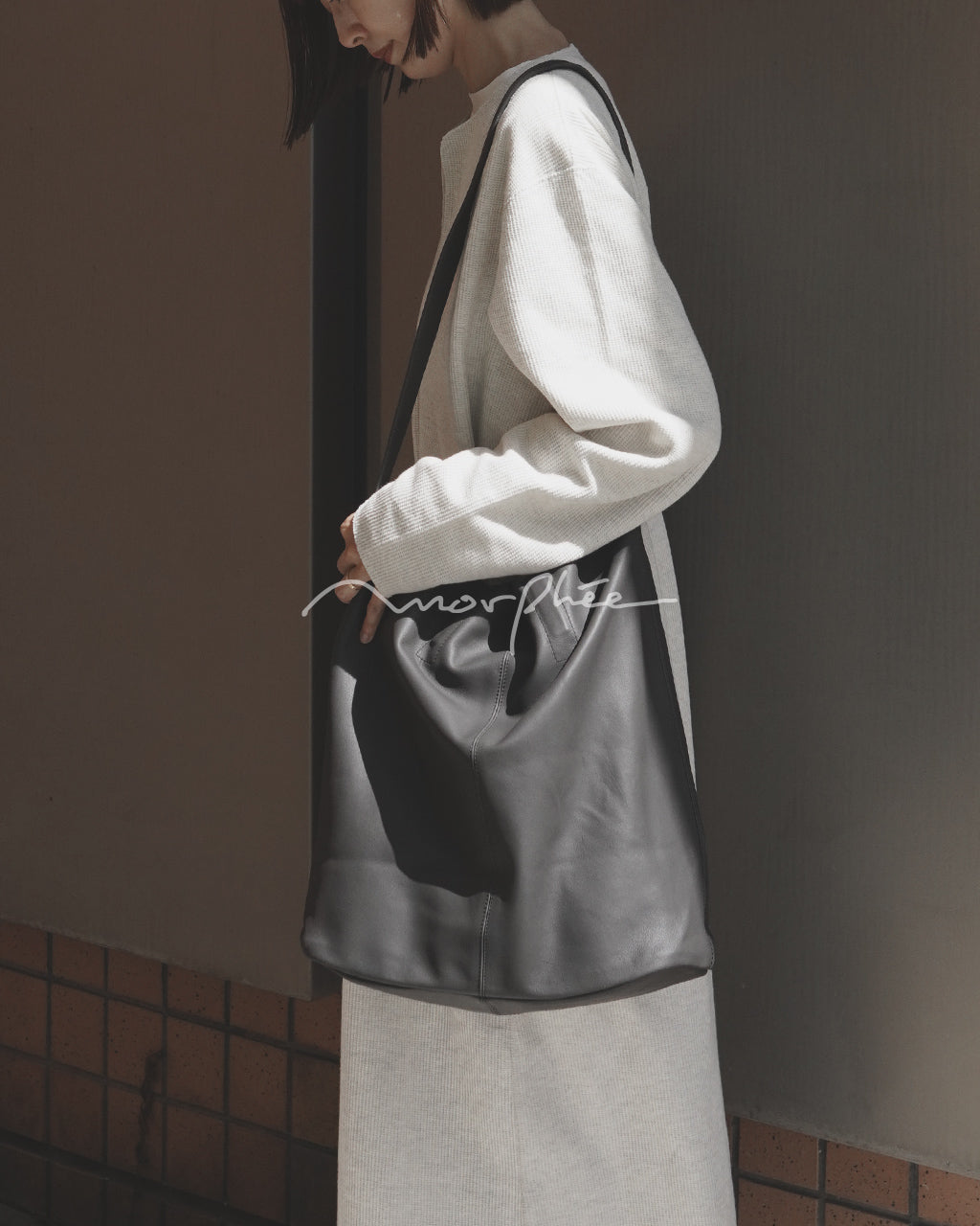 Morphee モルフェ 3WAY LARGE TOTE (L size) CHARCOAL 3WAY ラージ トート バッグ チャコール L-CHA-103 【送料無料】正規取扱店 [★]