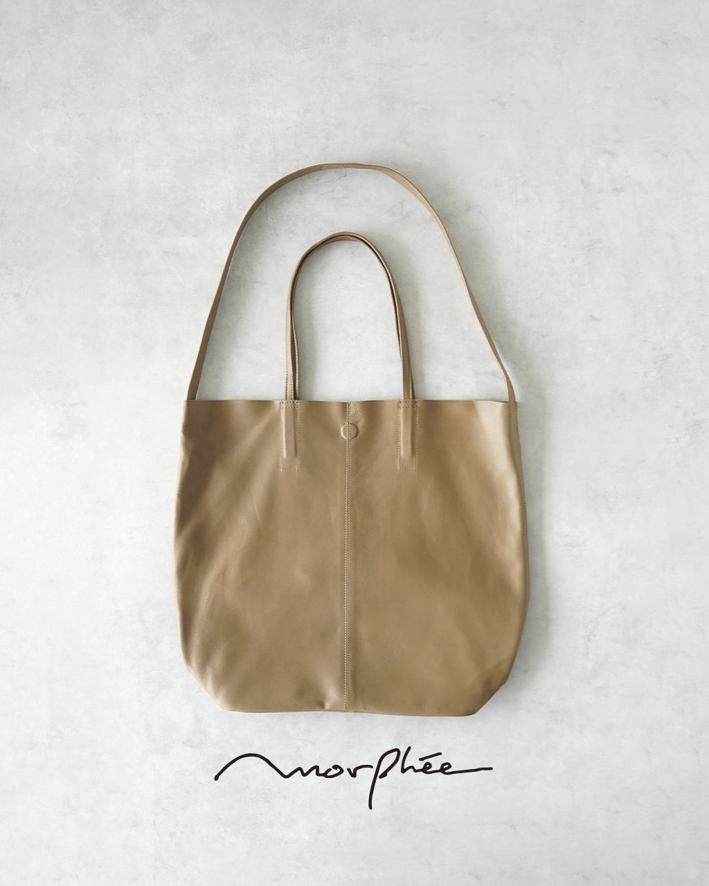 Morphee モルフェ 3WAY LARGE TOTE（L size）CAMEL ラージ トートバッグ ショルダーバッグ キャメル L-CML-1 【クーポン対象外】【送料無料】正規取扱店