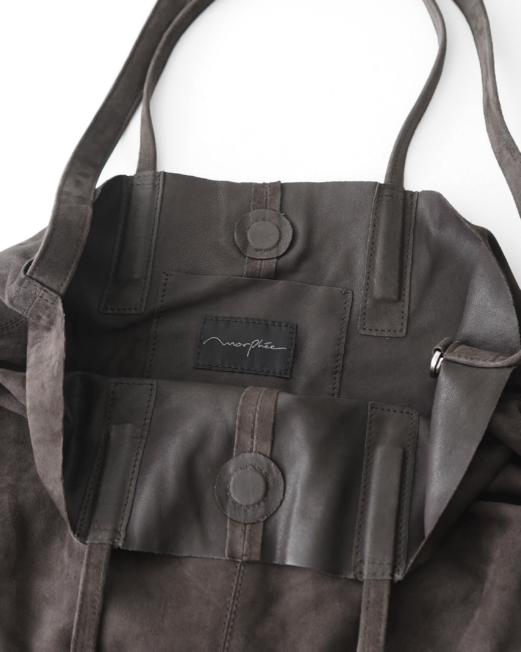 Morphee モルフェ 3WAY LARGE TOTE (L size) SUEDE DARK CHOCO 3WAY ラージ トート バッグ スエード ダークチョコ L-SDCH-103 【送料無料】正規取扱店 [★]