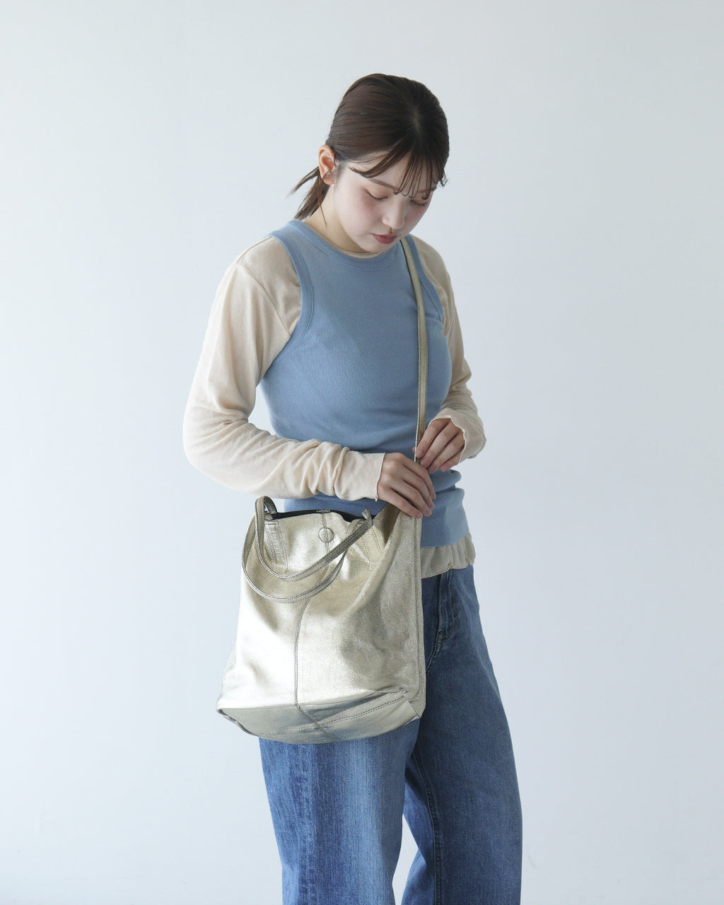 Morphee モルフェ 3WAY MEDIUM TOTE（M size）GOLD ミディアム トートバッグ ショルダーバッグ ゴールド ML-GLD-1 【クーポン対象外】【送料無料】正規取扱店