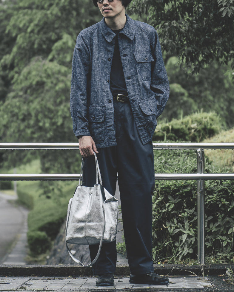 3WAY MEDIUM TOTE（M size）SILVER ML-SIL-1