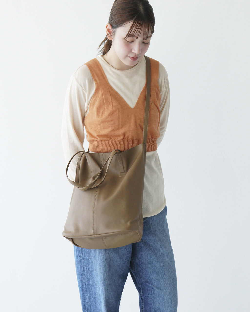 Morphee モルフェ 3WAY MEDIUM TOTE（M size）CAMEL ミディアム トートバッグ ショルダーバッグ キャメル MS-CML-1 ML -CML-1 【クーポン対象外】【送料無料】正規取扱店