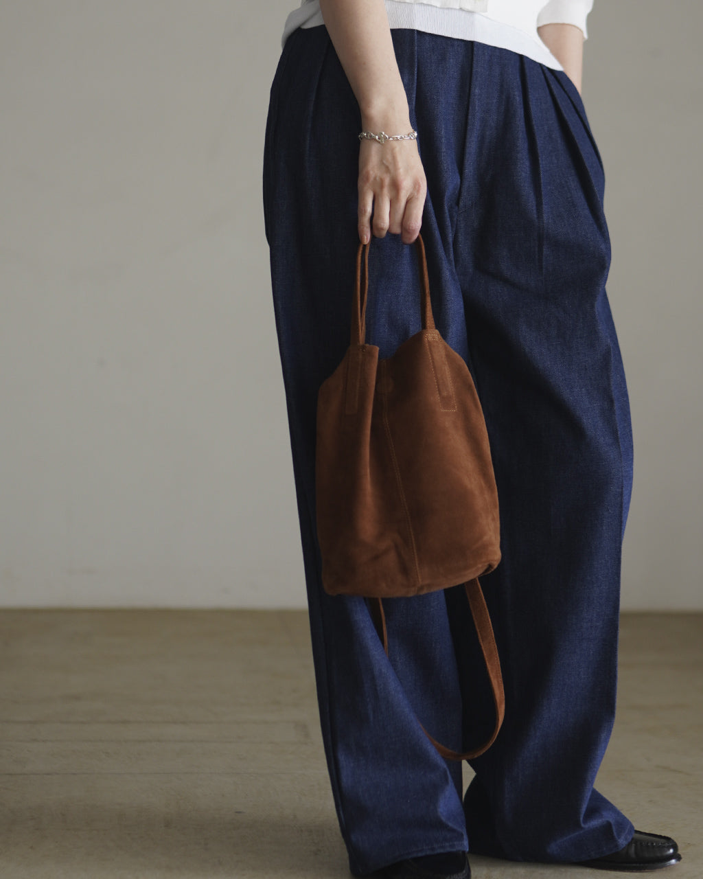 2WAY SMALL TOTE（S size）OIL SUEDE BROWN (SS-OBR-1)