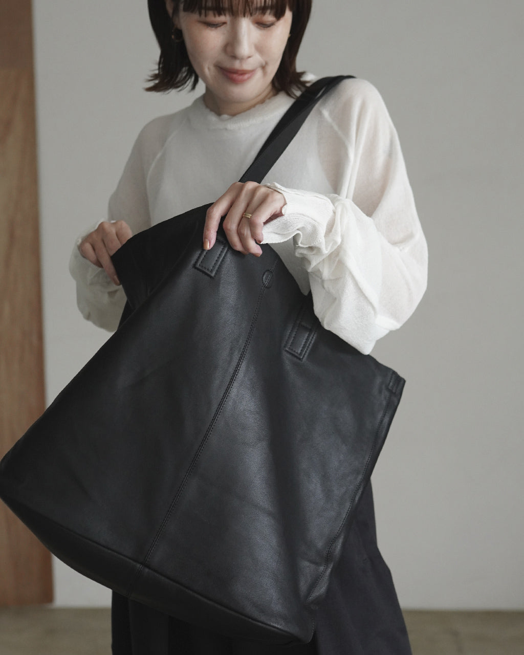 BIG TOTE TYPE3（XL Size）BLACK XL-BLK-T3