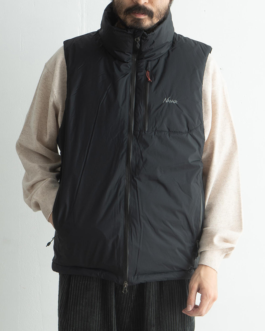 【SALE！30%OFF】NANGA ナンガ オーロラ テックス スタンド カラー ダウン ベスト AURORA TEX STAND COLLAR DOWN VEST ND2441-1N010-A【送料無料】