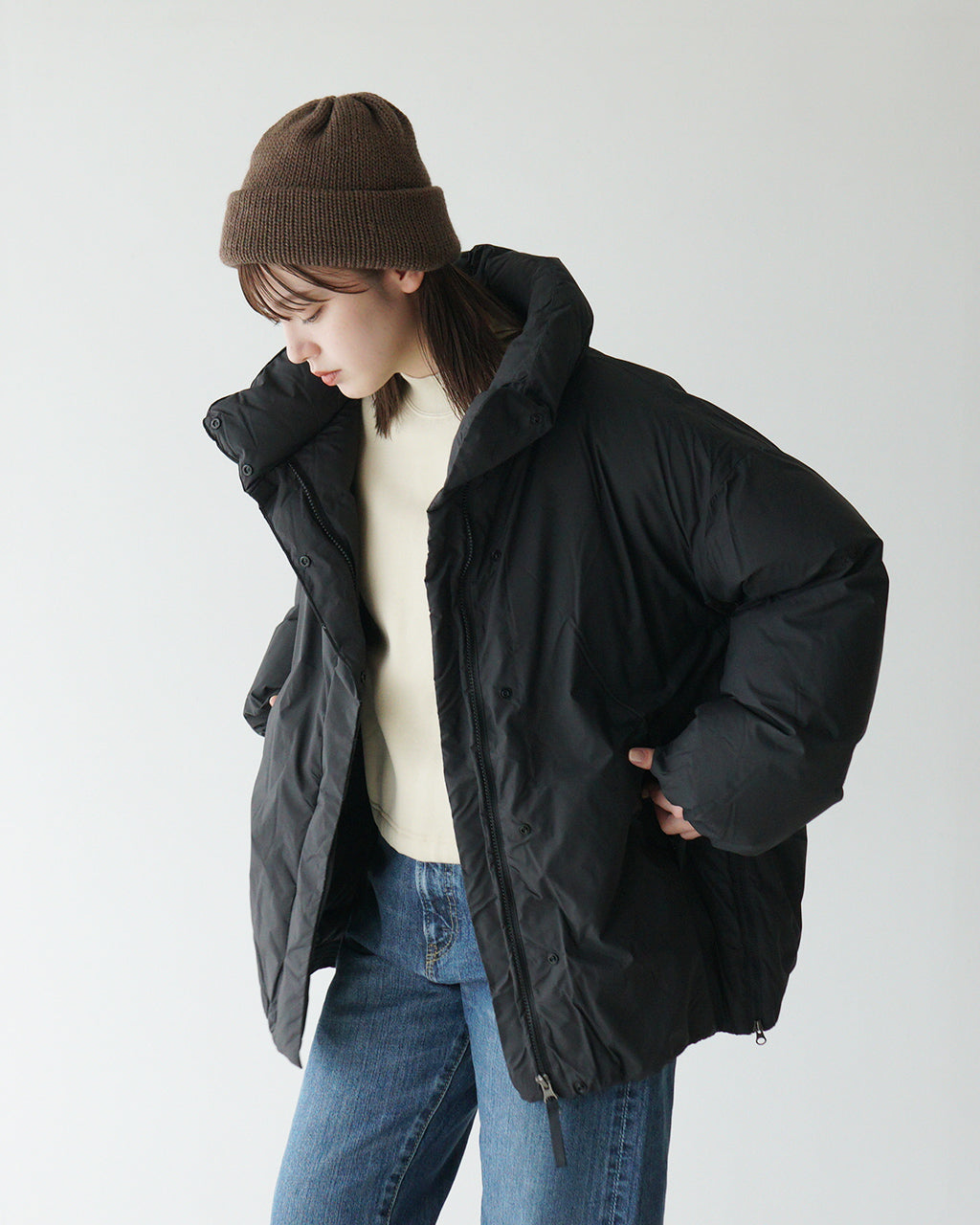 【SALE！20%OFF】NANGA ナンガ ダウンジャケット スタンドカラー STAND COLLAR DOWN JACKET W ND2442-1A602-B【送料無料】