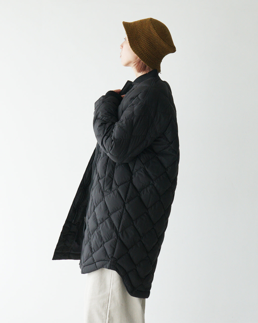 【SALE！20%OFF】NANGA ナンガ リブ カラー キルテッド ダウン コート W/RIB COLLAR QUILTED DOWN COAT W ND2442-1C603-B【送料無料】