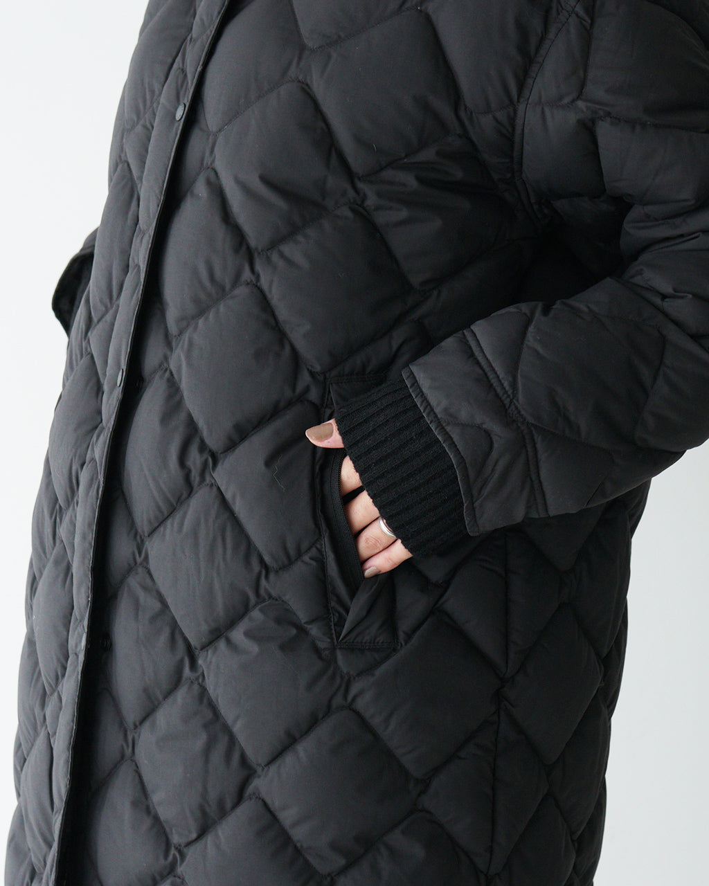 【SALE！20%OFF】NANGA ナンガ リブ カラー キルテッド ダウン コート W/RIB COLLAR QUILTED DOWN COAT W ND2442-1C603-B【送料無料】